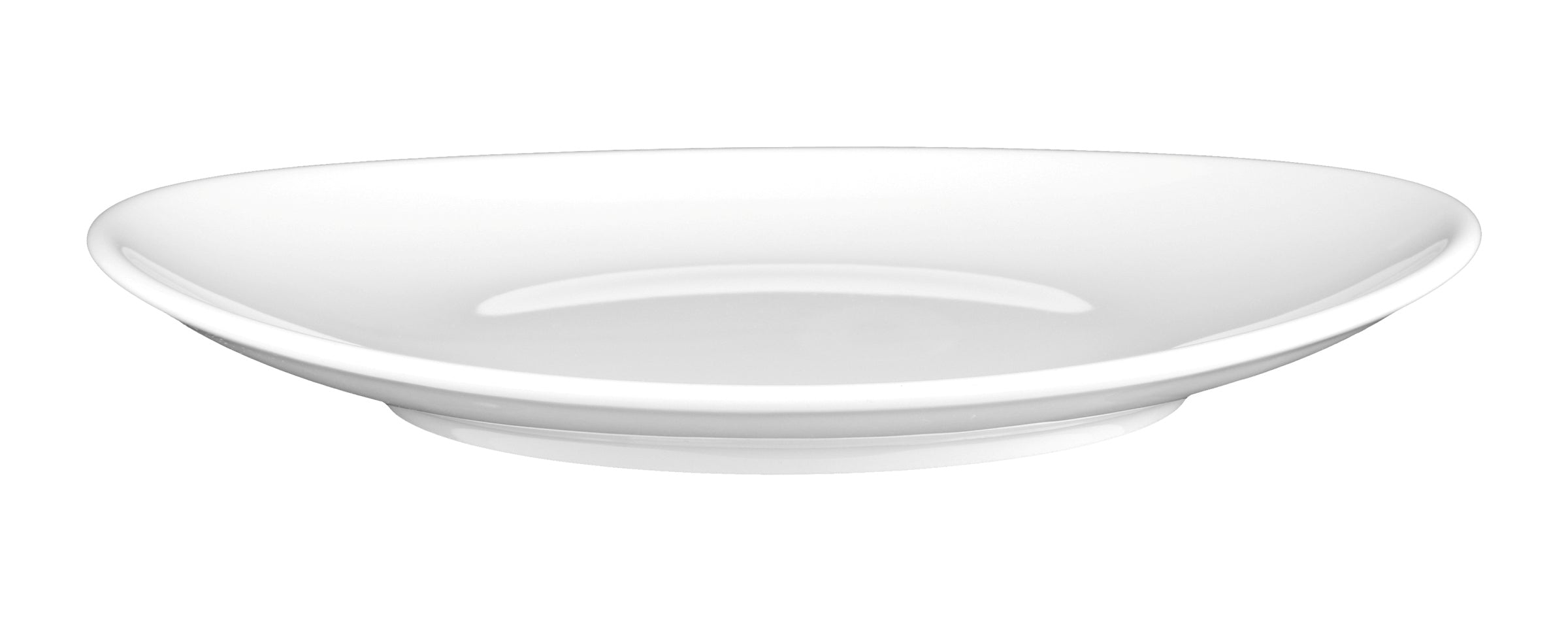 Meran White Porcelain Plate 8.3"