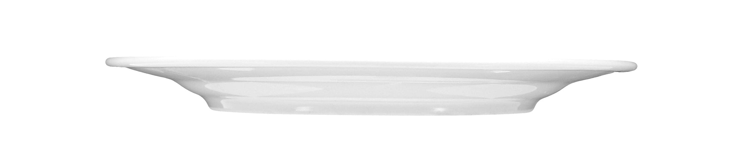 Meran White Porcelain Plate 6.8"