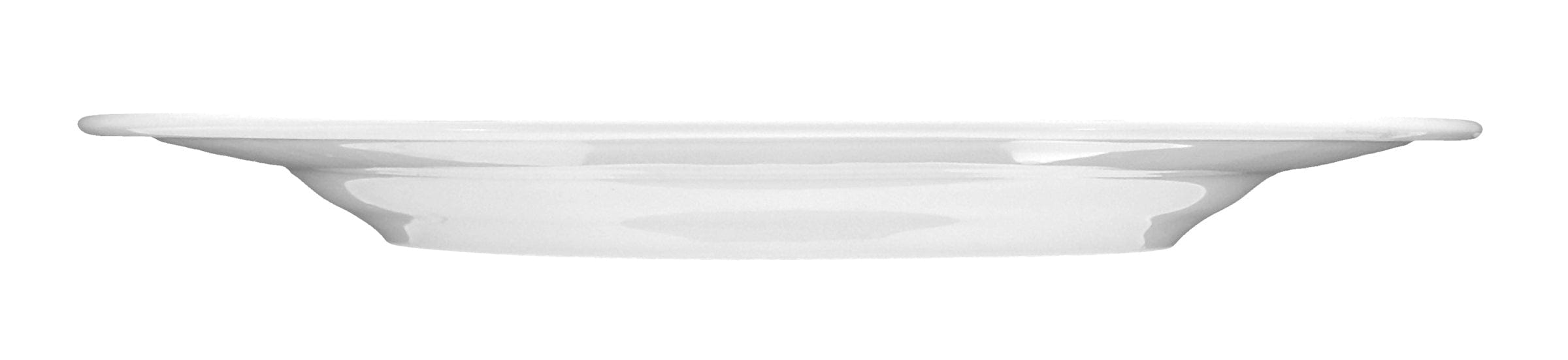 Meran White Porcelain Plate 11.9"
