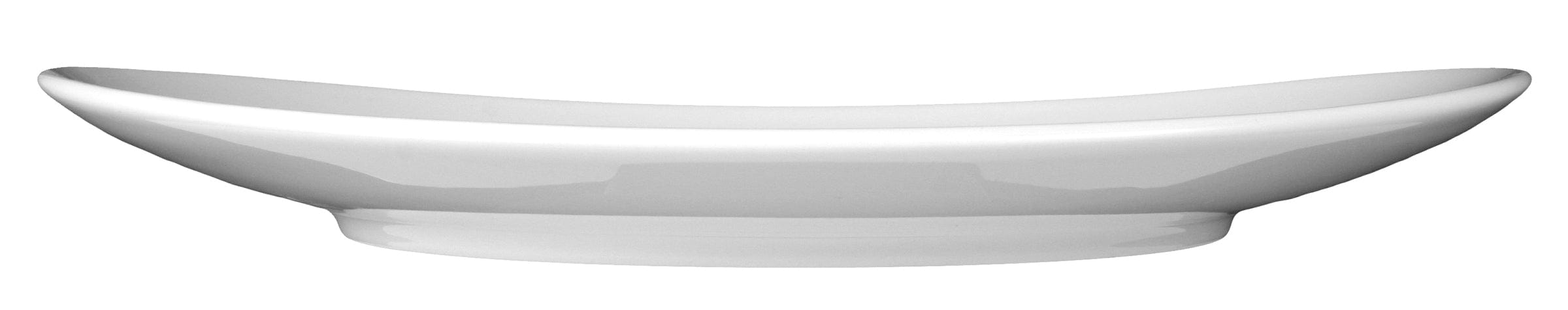 Meran White Porcelain Oval Platter 11.9" x 10.9"