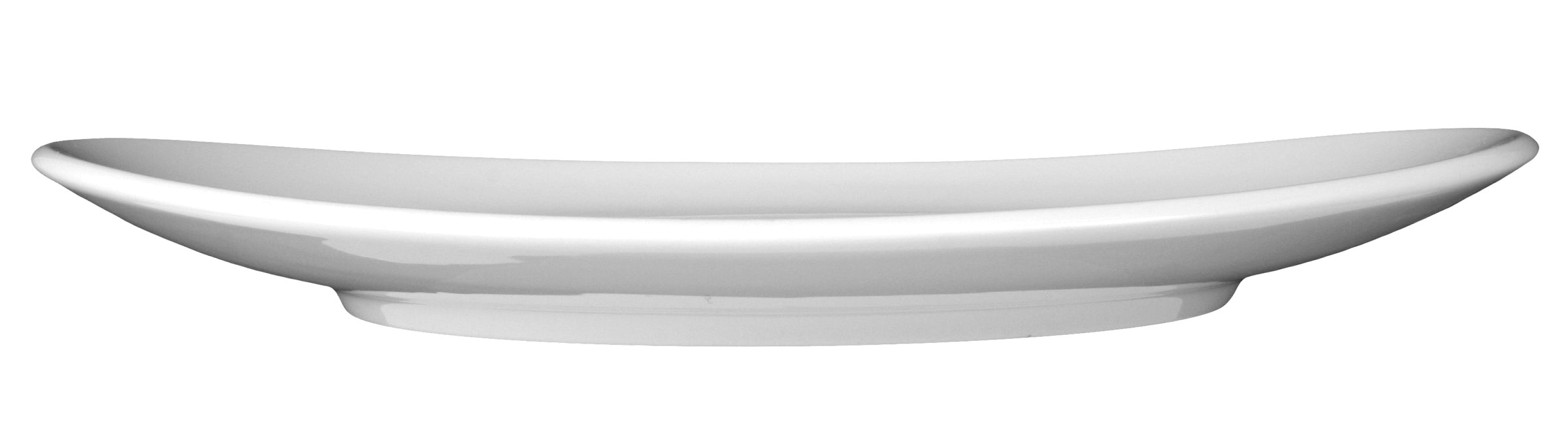 Meran White Porcelain Coupe Plate 9.9"