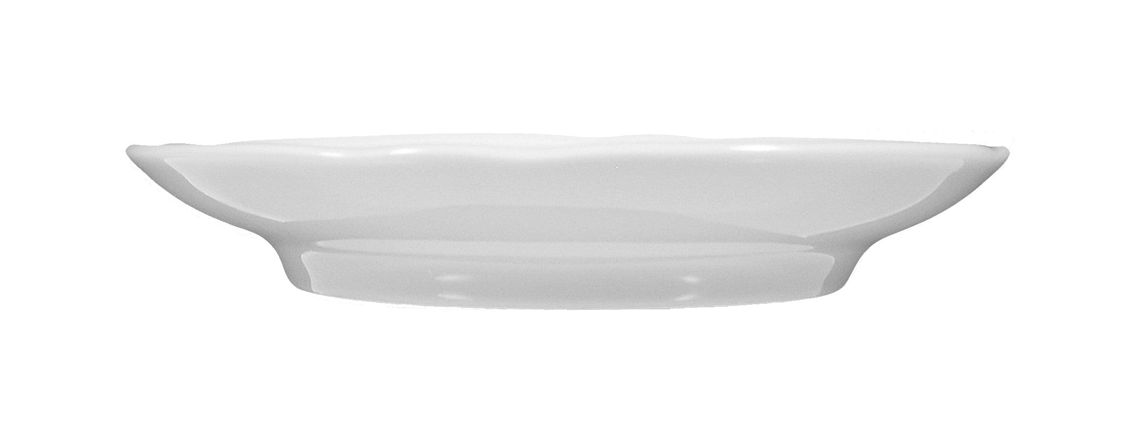 Salzburg White Porcelain Saucer 4.7"