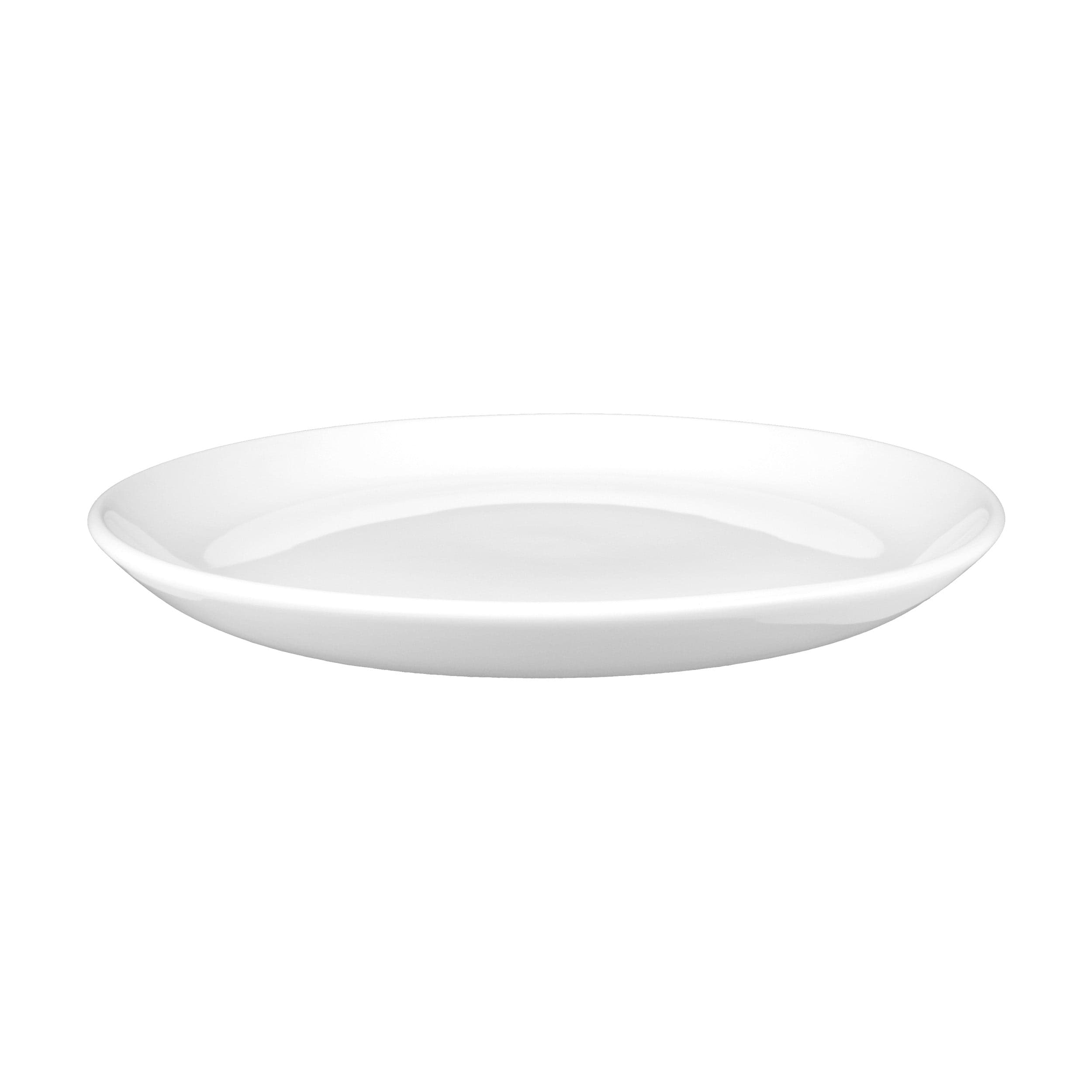 White Porcelain Plate 9"