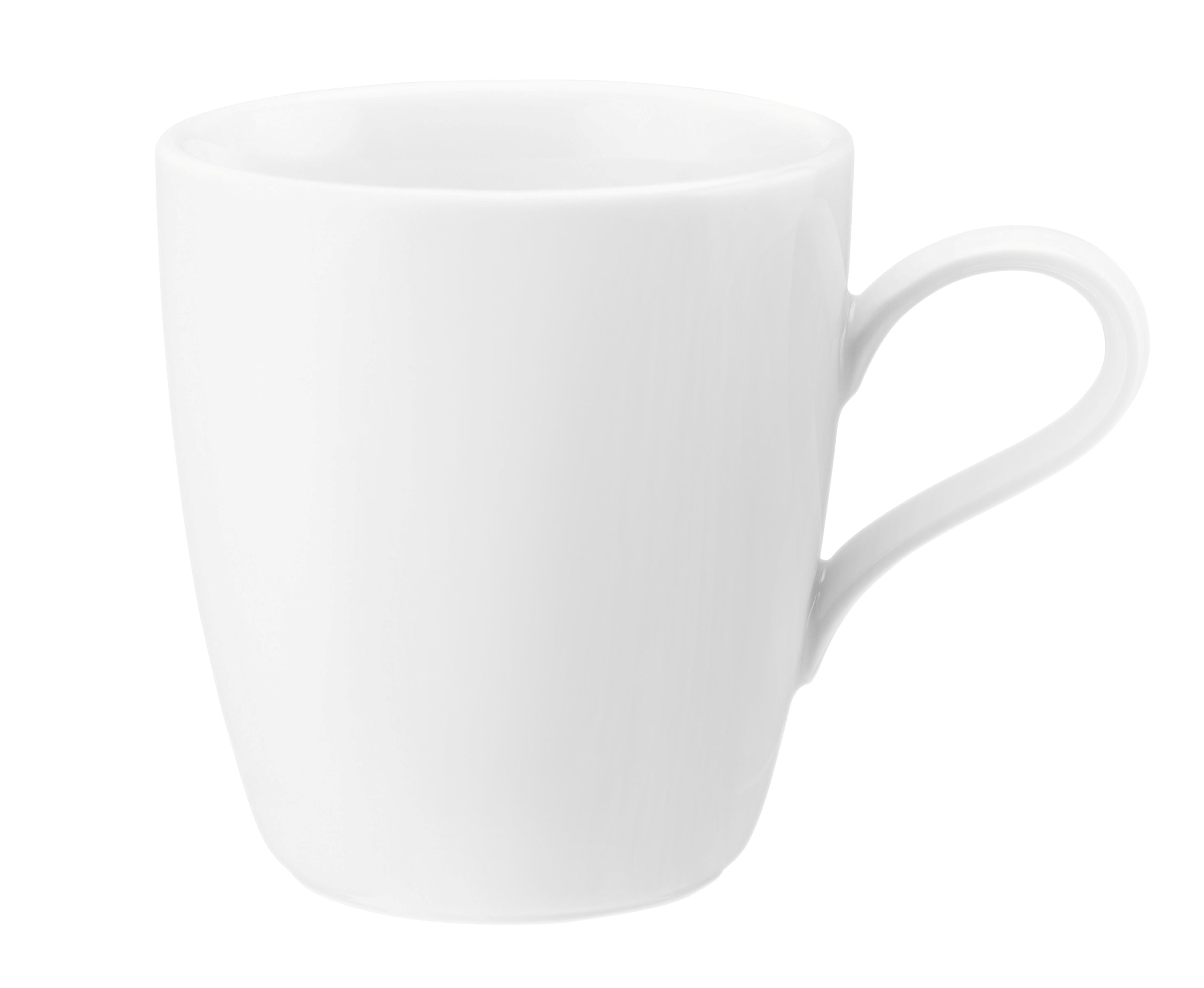 Coup Fine Dining White Porcelain Mug 4.6" / 9.5 oz