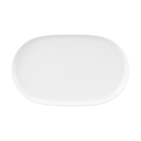 Sento White Porcelain Oval Platter 15.1" x 9.7"