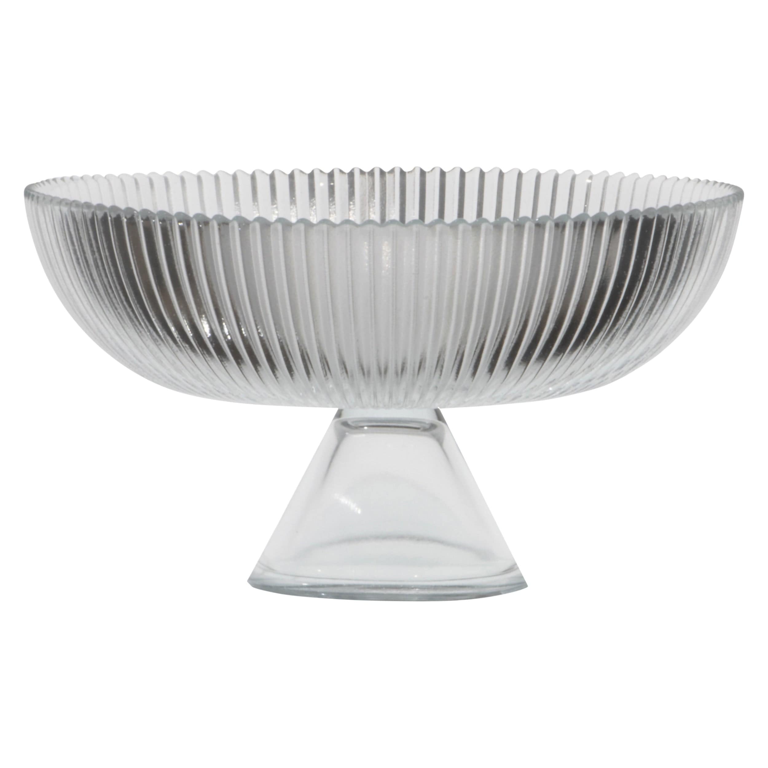 Aria Clear Glass Footed Bowl 8.1" / 41 oz