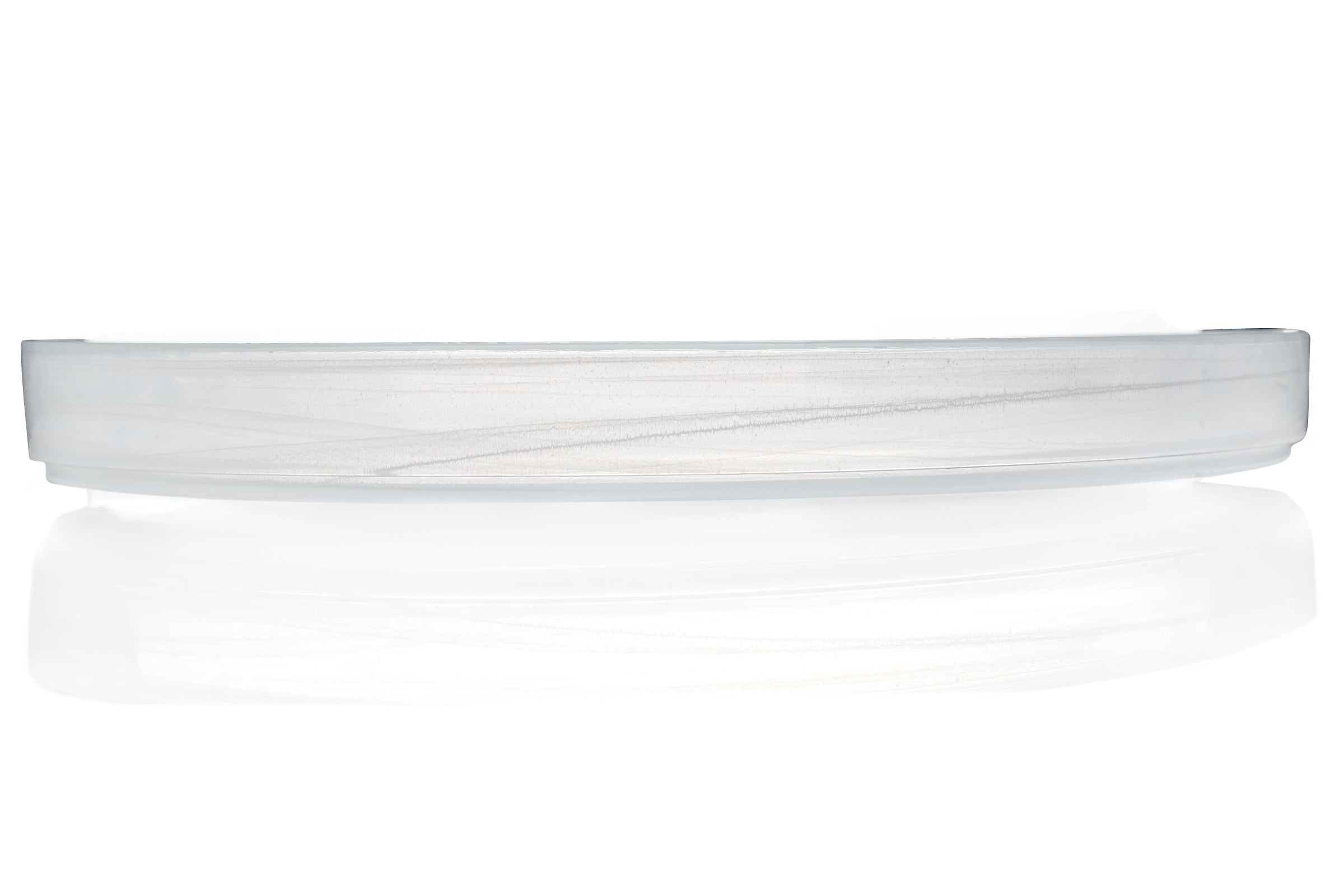 Asos New White Glass Plate 13"