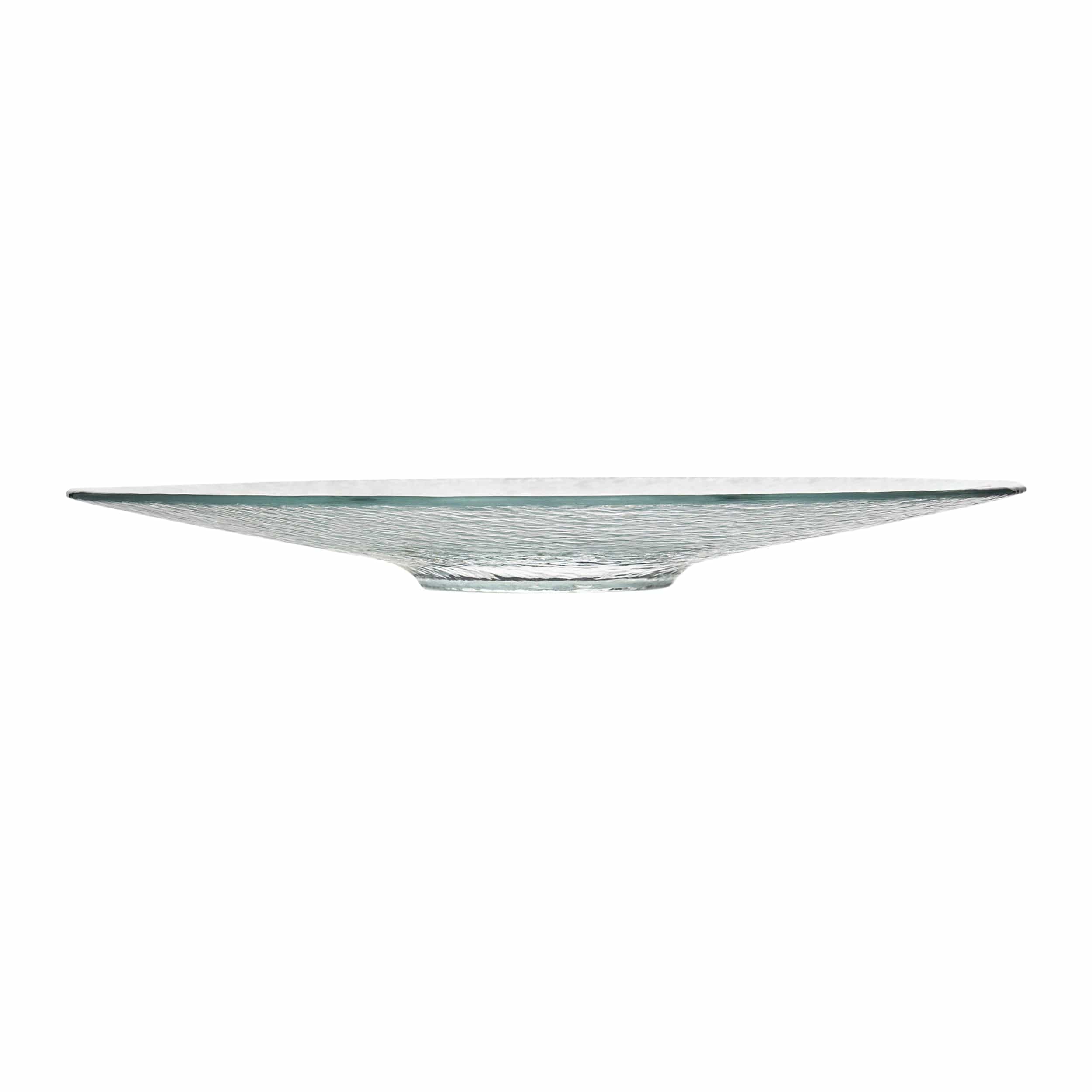 Estonia Clear Glass Plate 10.5"