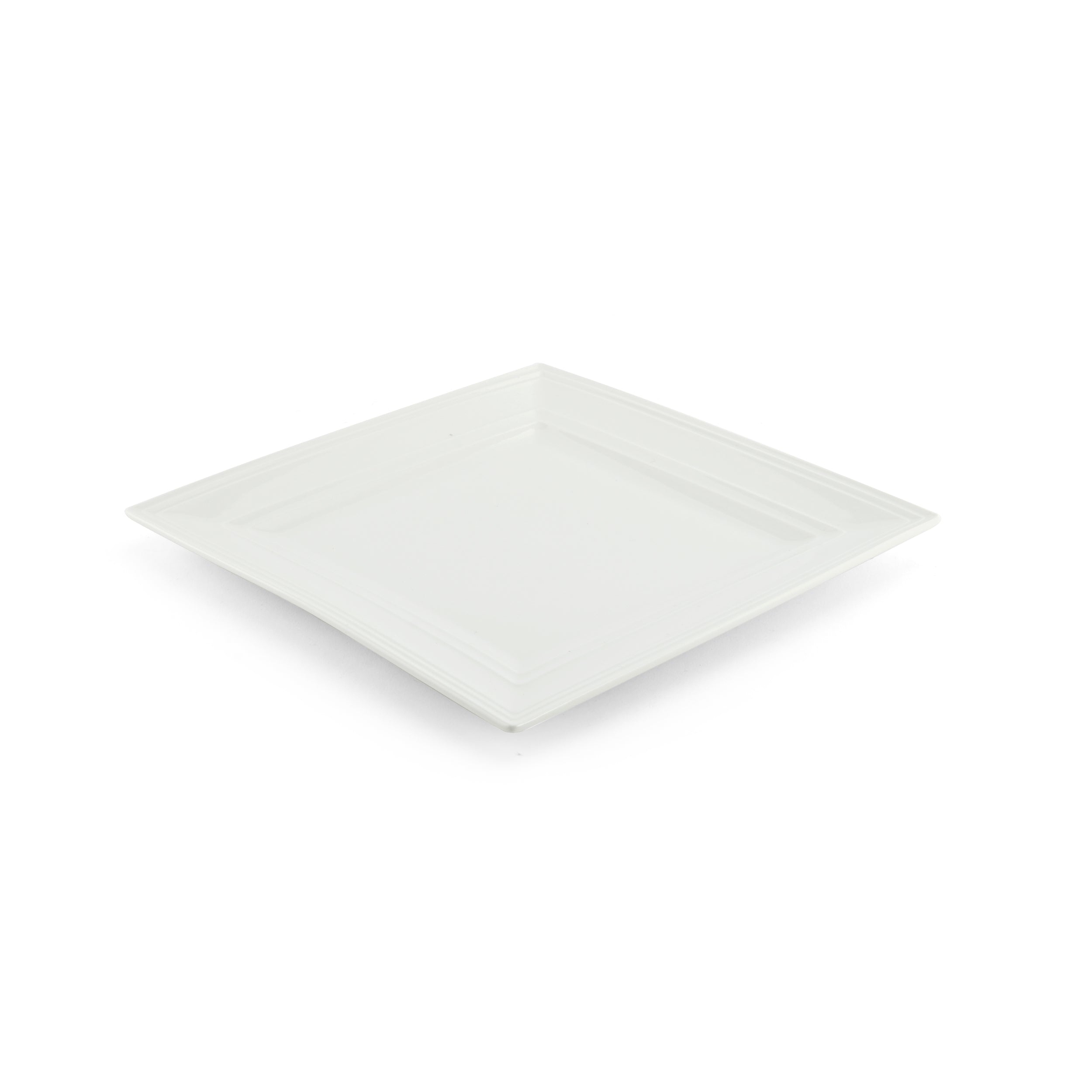 Americana Porcelain Square Plate 10.0"