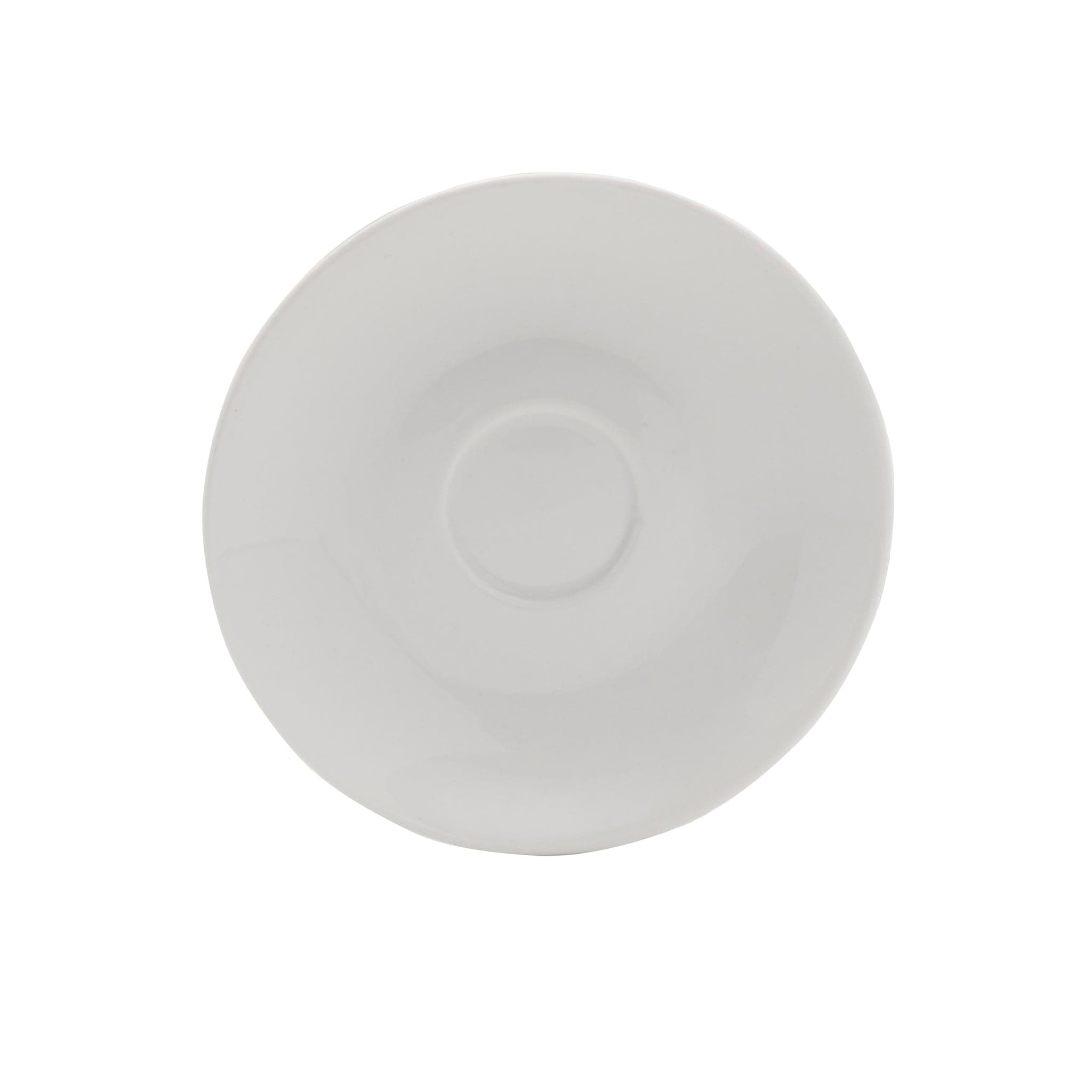 Saratoga Porcelain Saucer 5.62" White
