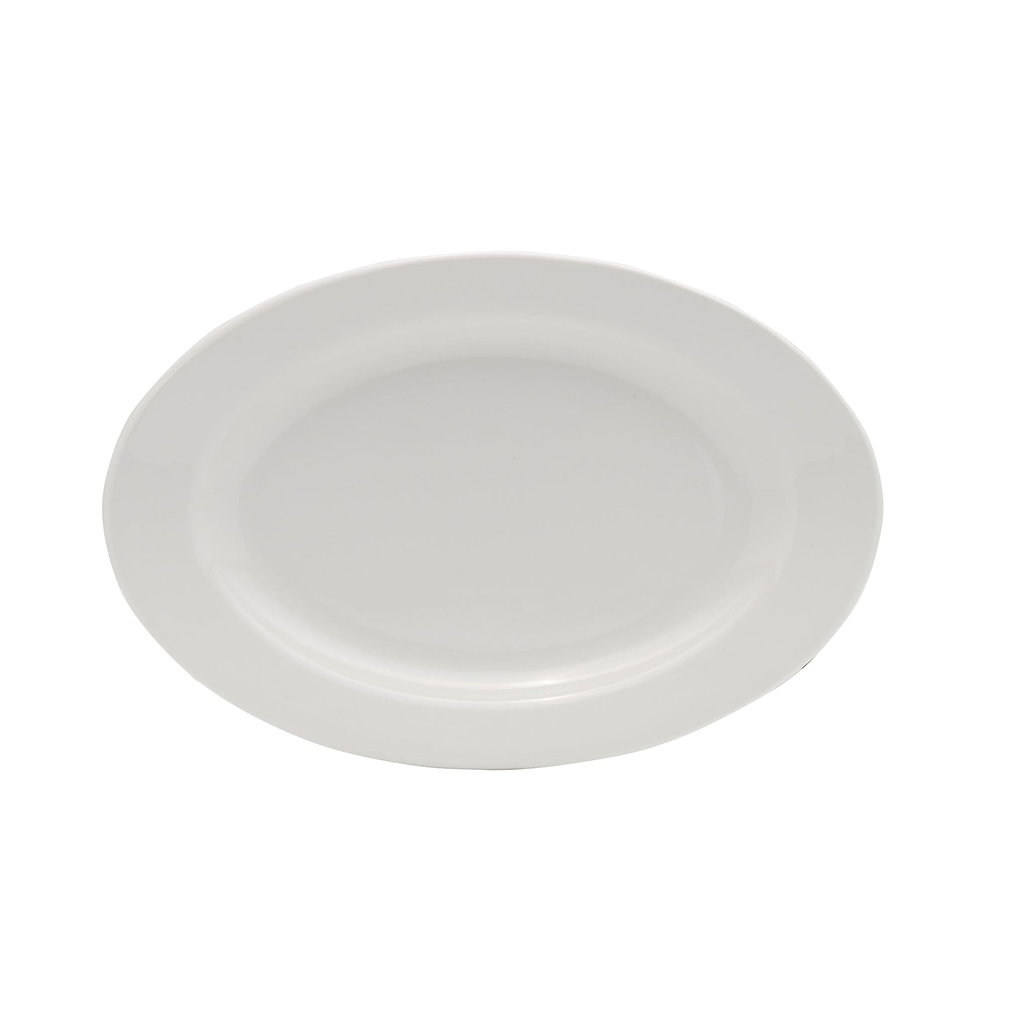 Saratoga Porcelain Oval Platter 11x7" White