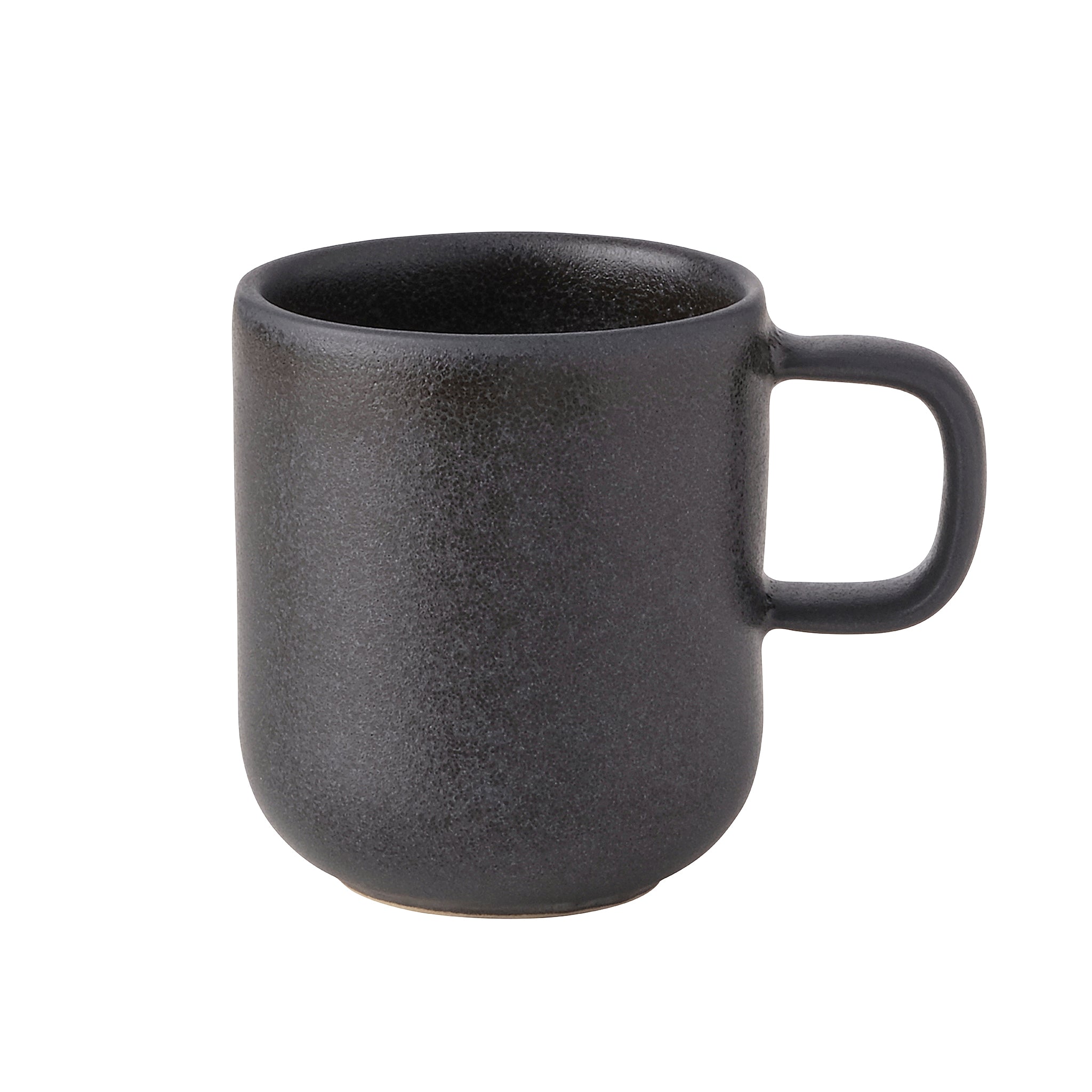 Obsidian Black Stoneware Espresso Cup 3.1" / 3oz Black