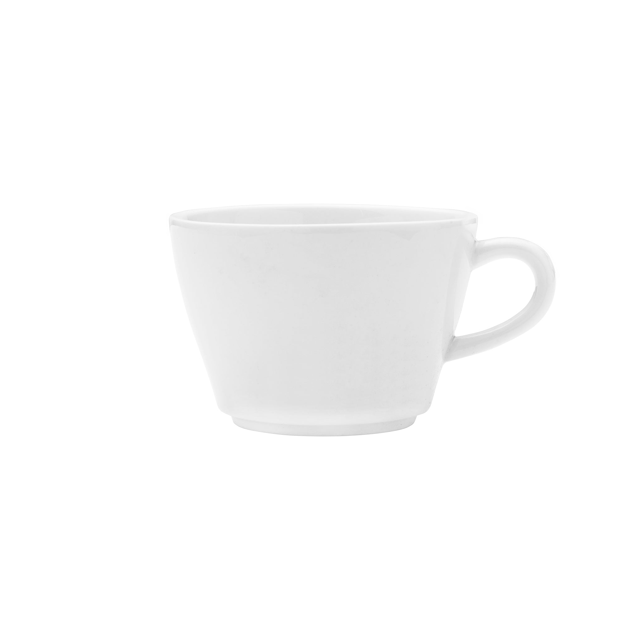 Bistro Porcelain Cup 4.9" / 8.5oz White