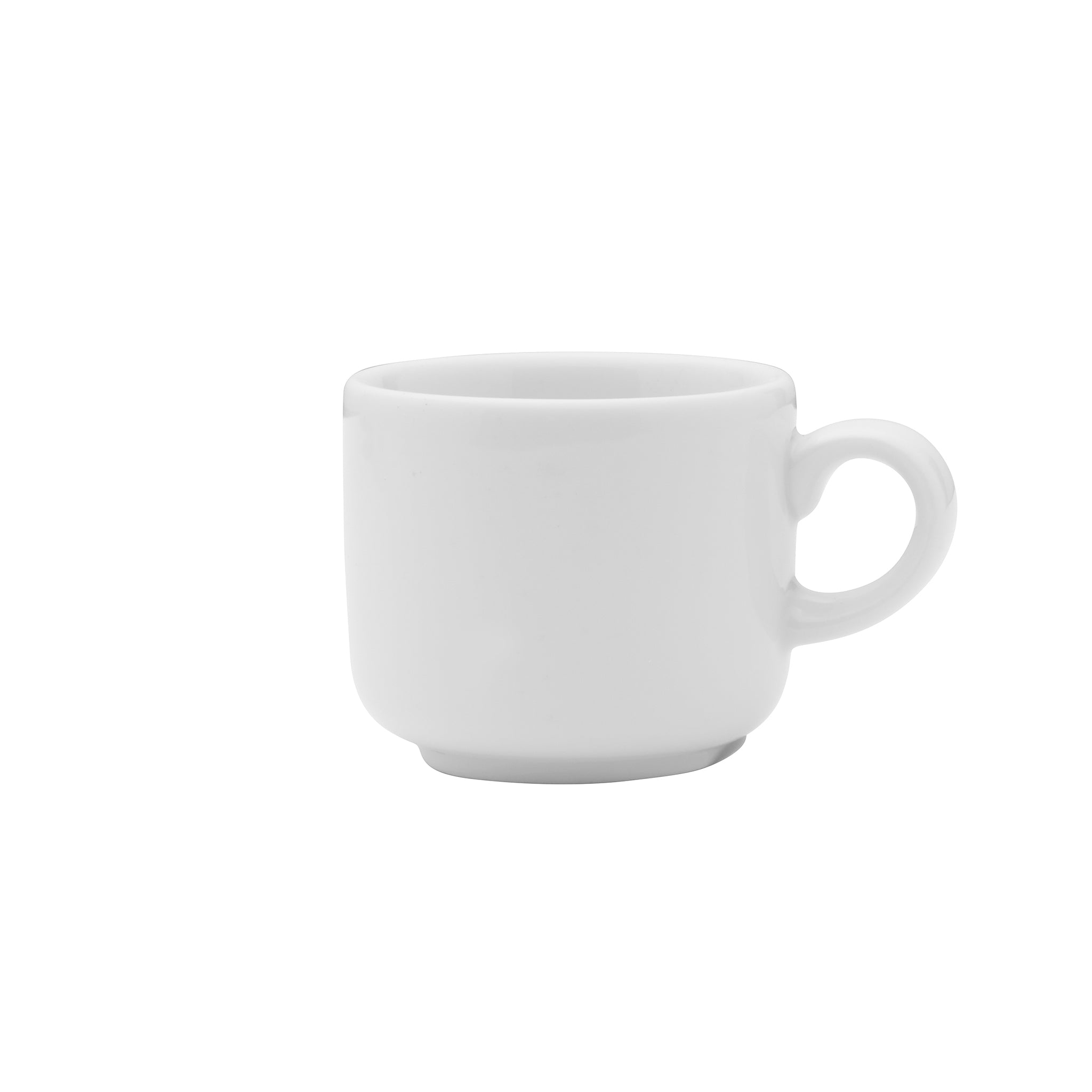 Isla Porcelain Espresso Cup 3" / 3.4oz Bright White