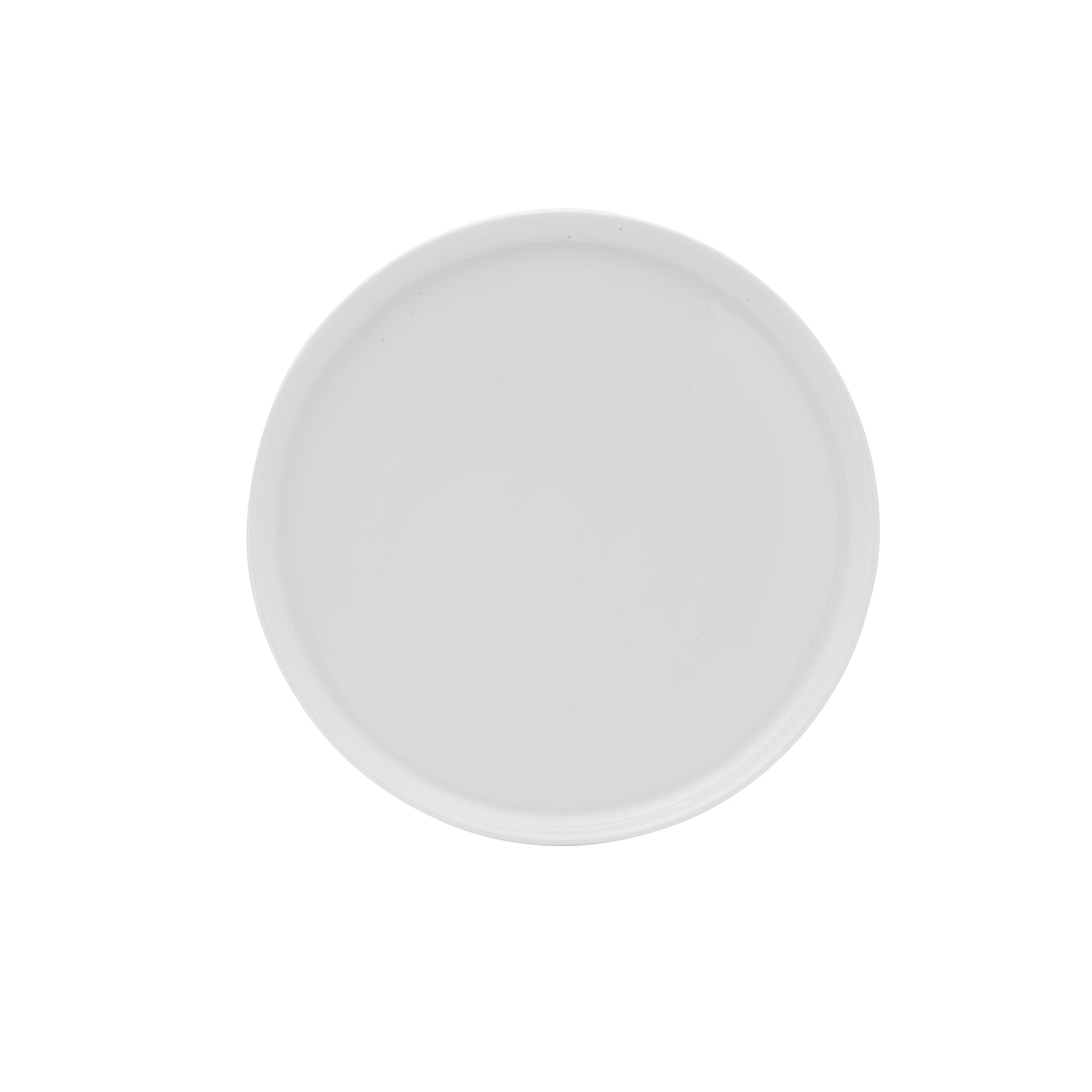 Isla Porcelain Round Plate 10.7" Bright White