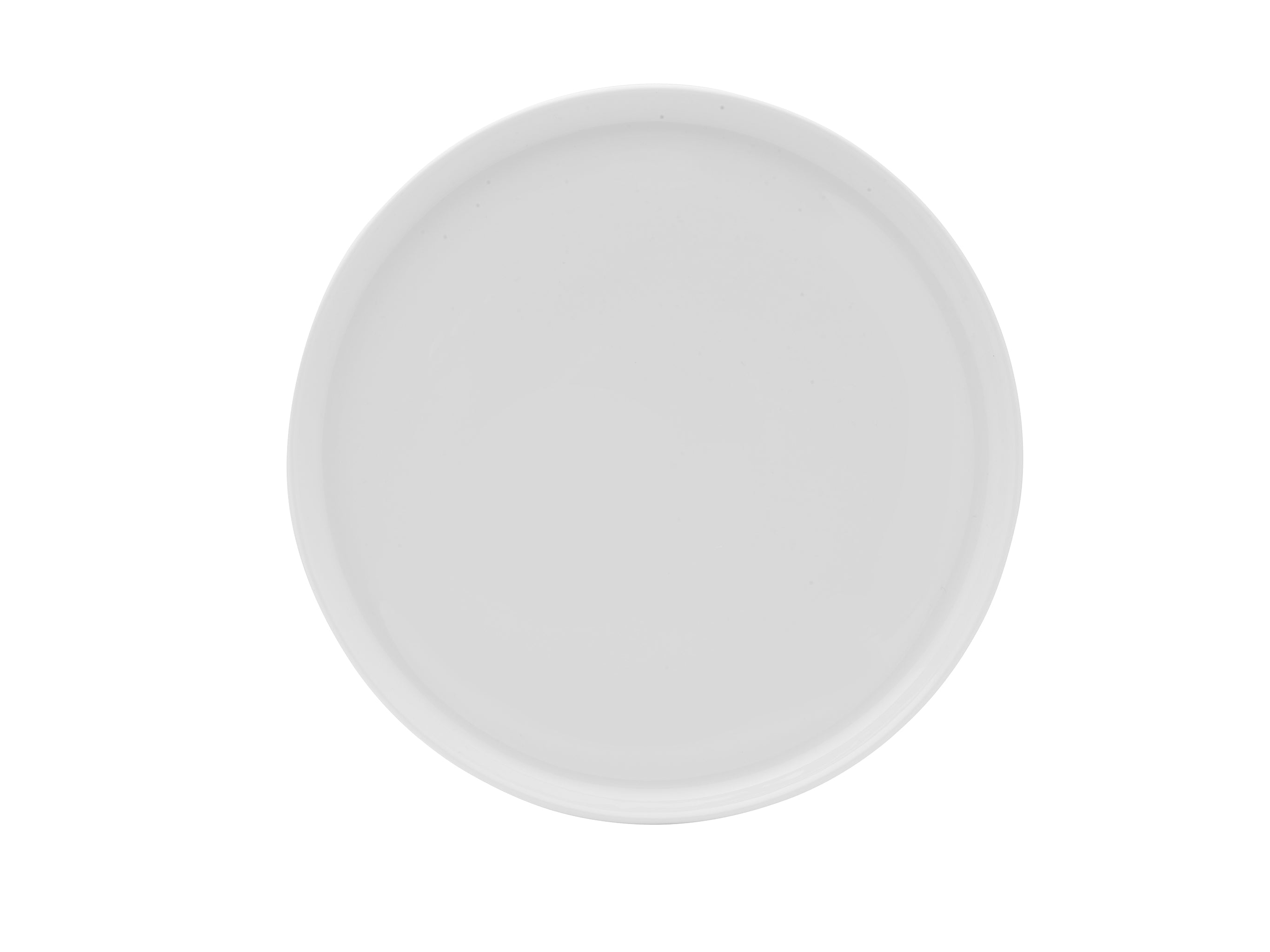 Isla Porcelain Round Plate 10.7" Bright White