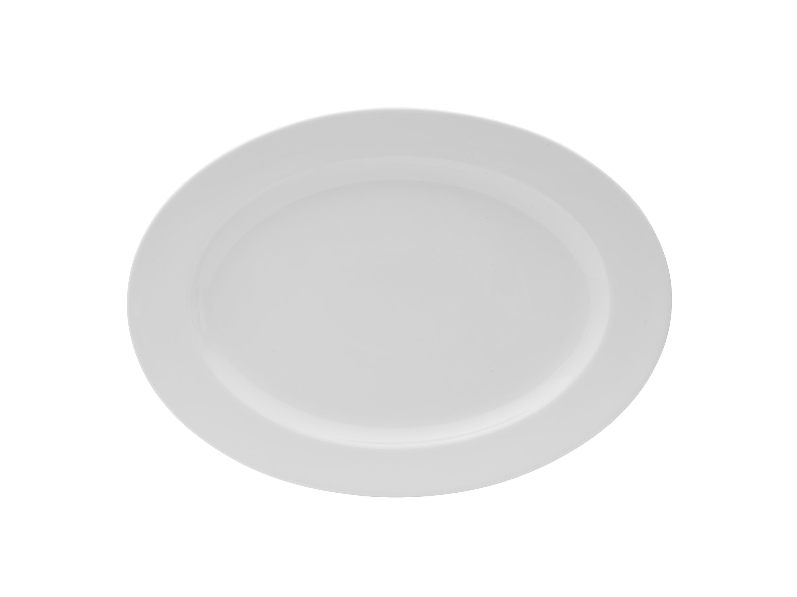 Galleria Porcelain Oval Platter 15x10" White