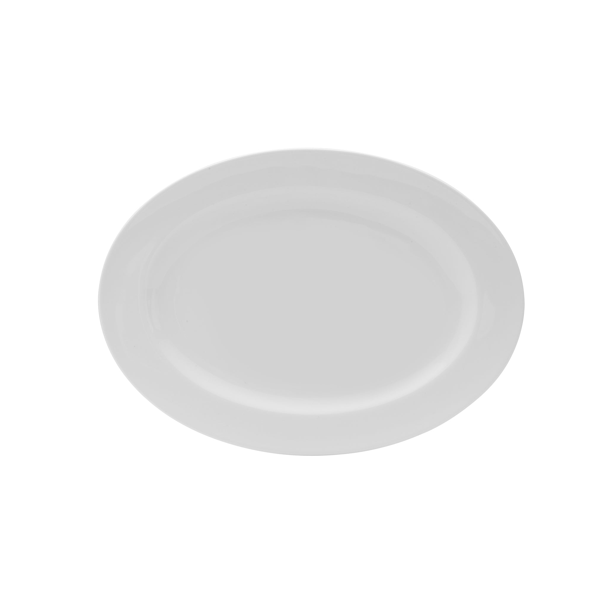Galleria Porcelain Oval Platter 12x9" White