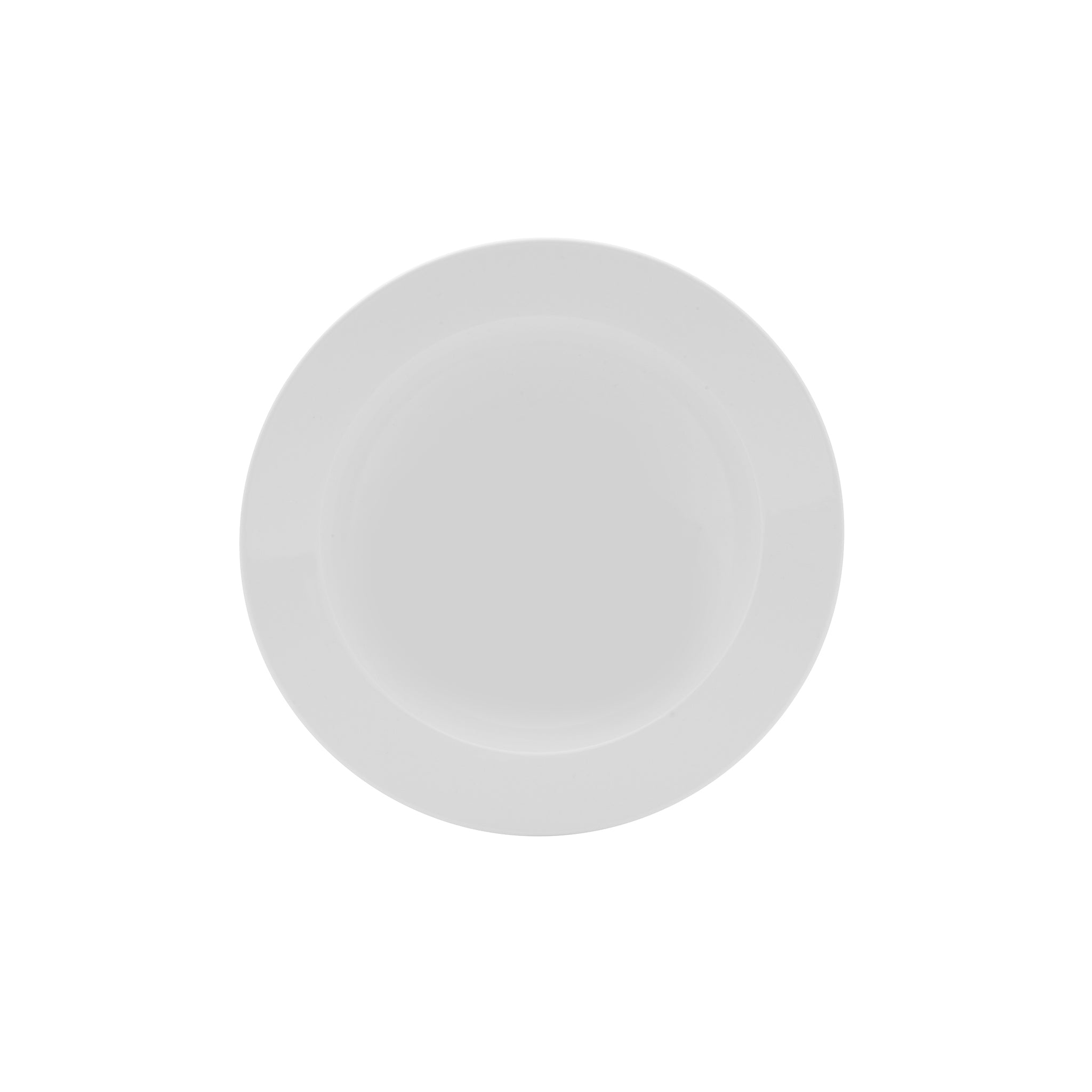 Galleria Porcelain Deep Plate 19" White