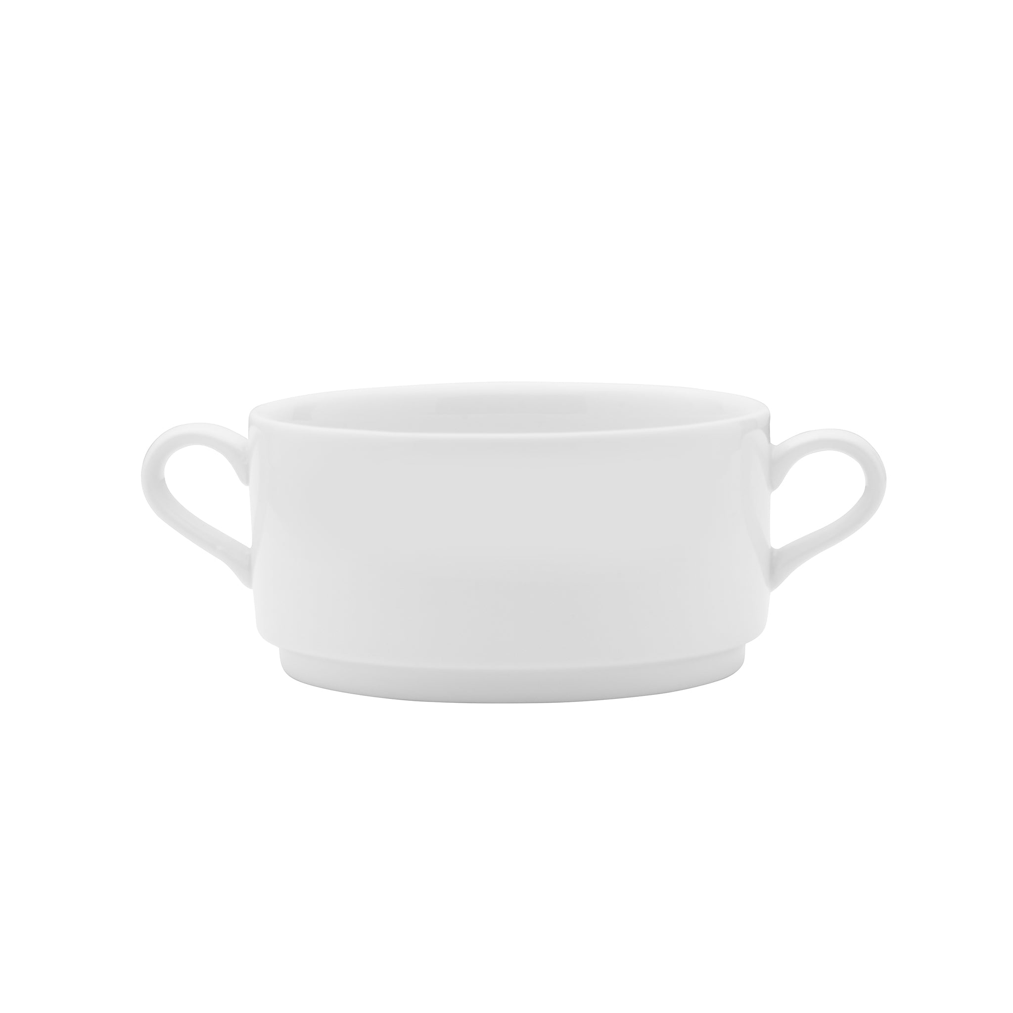 Galleria Porcelain Cream Soup Cup 6" / 10oz White