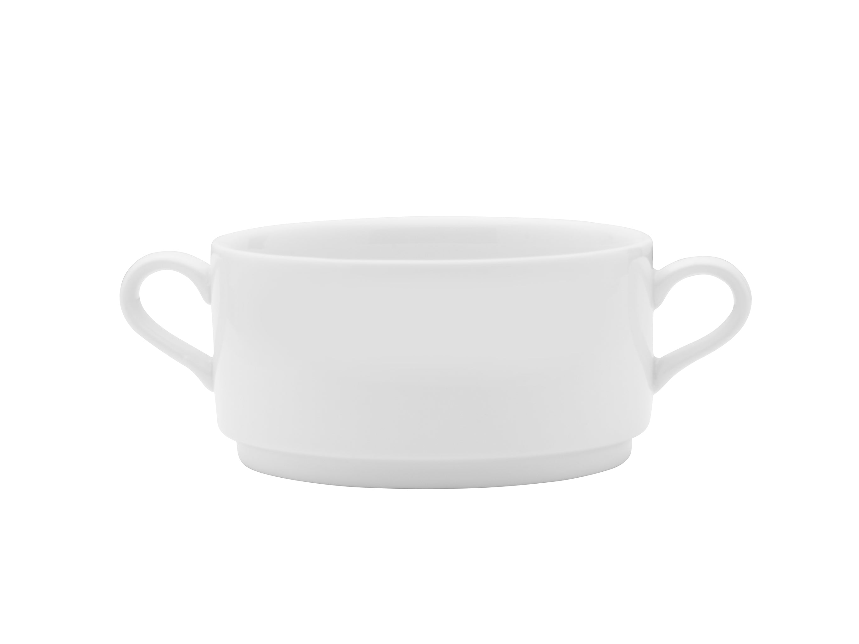 Galleria Porcelain Cream Soup Cup 6" / 10oz White
