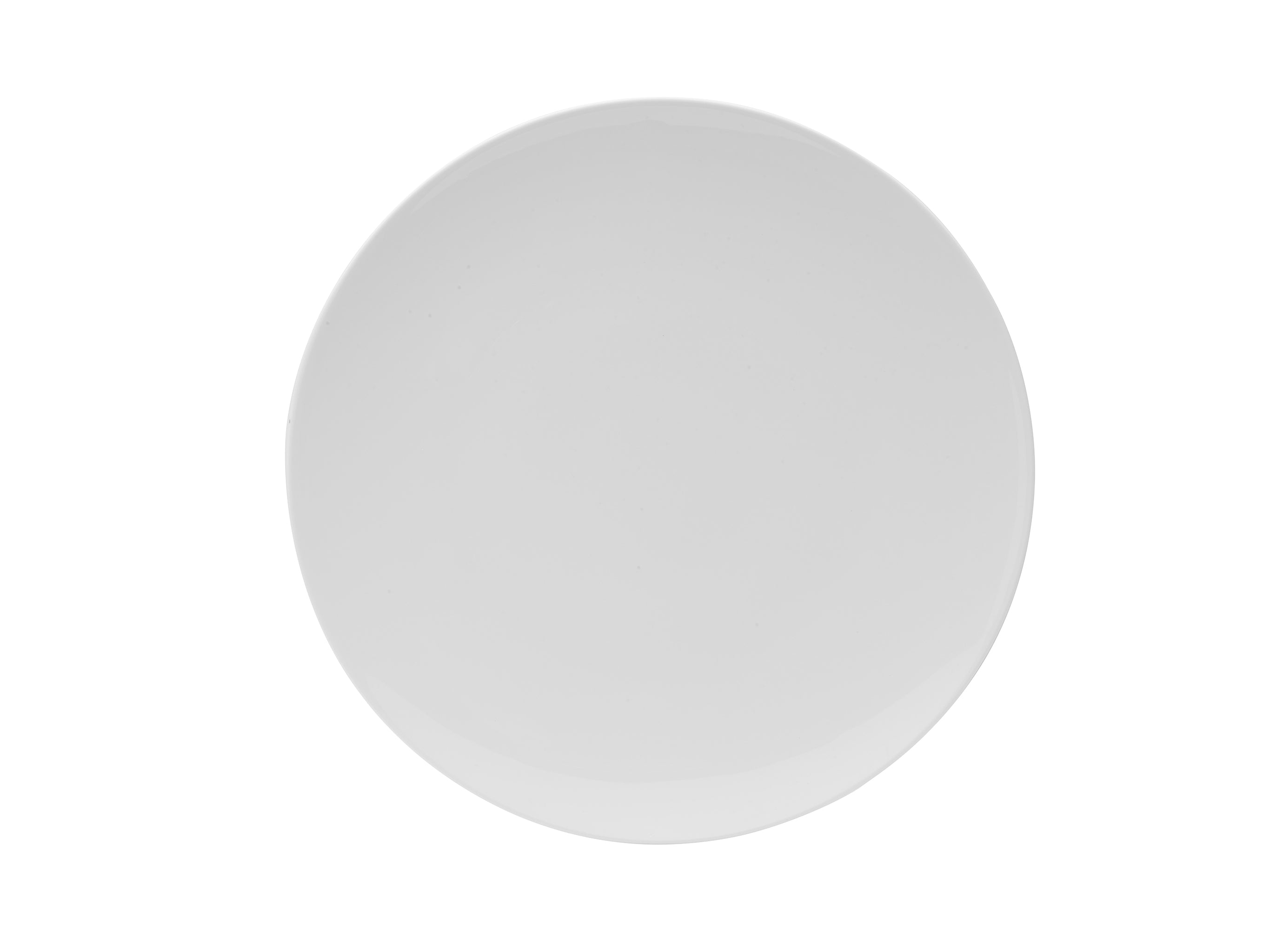 Galleria Porcelain Coupe Plate 12" White