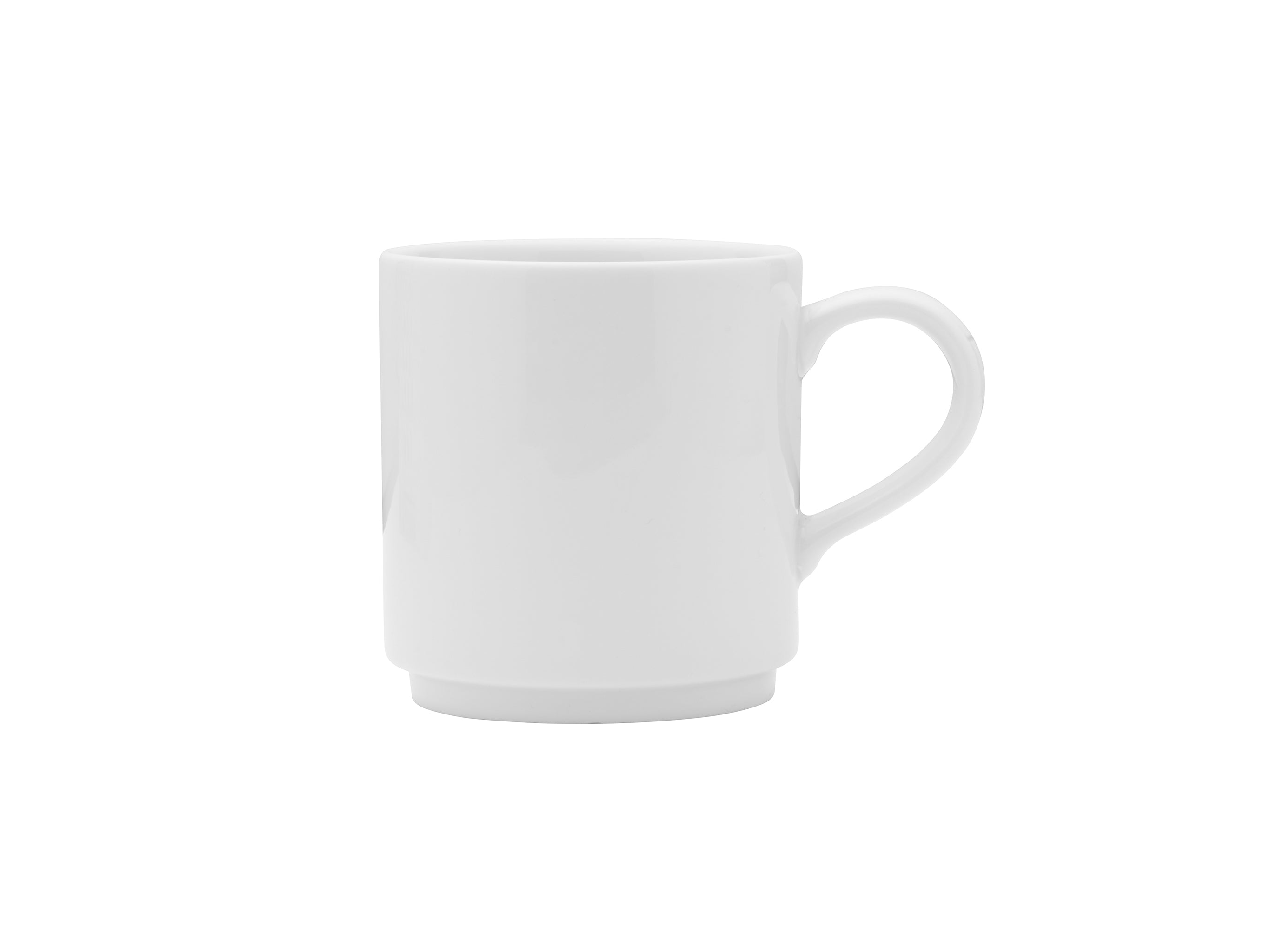 Galleria Porcelain Cup 4" / 7.4oz White