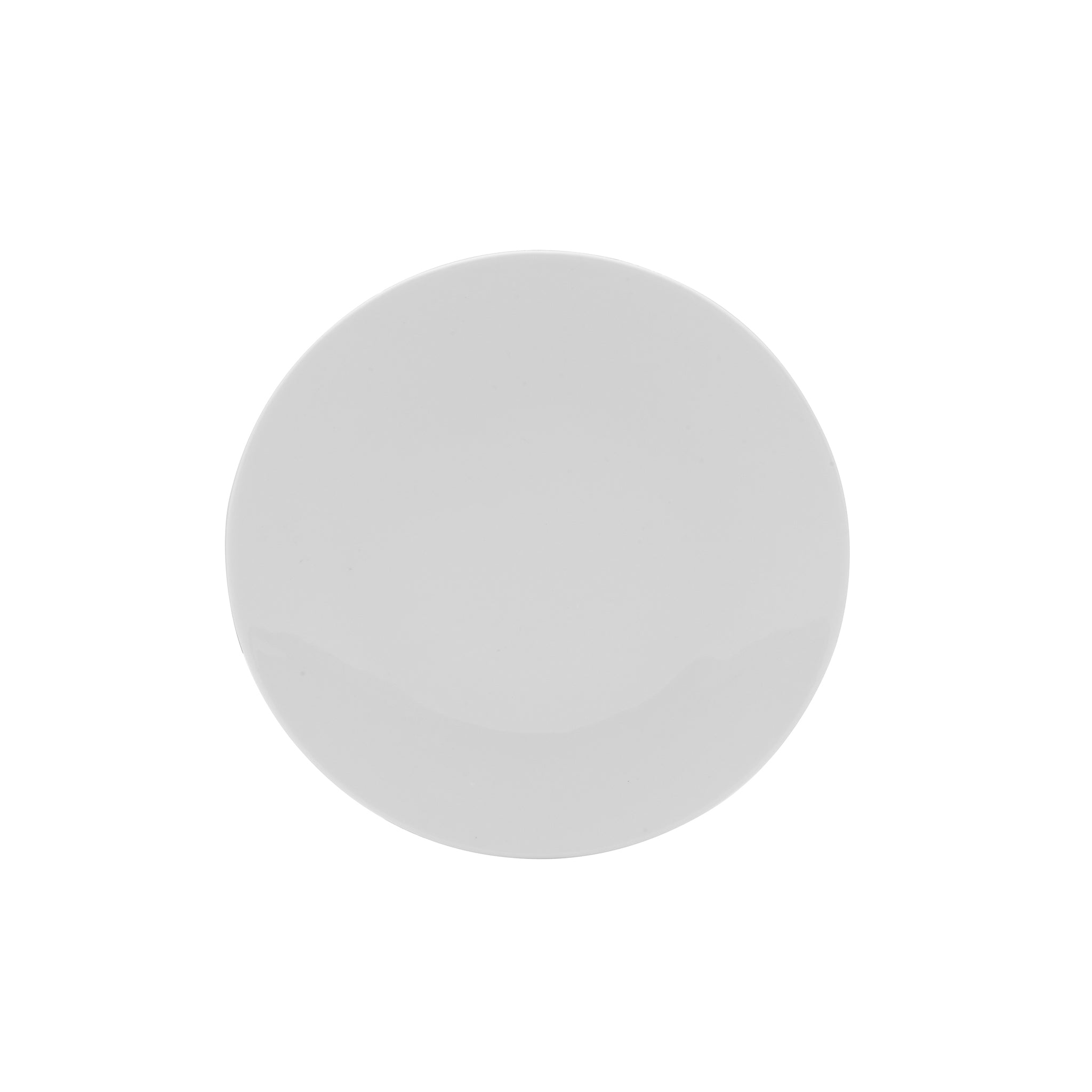 Galleria Porcelain Coupe Plate 6.6" White