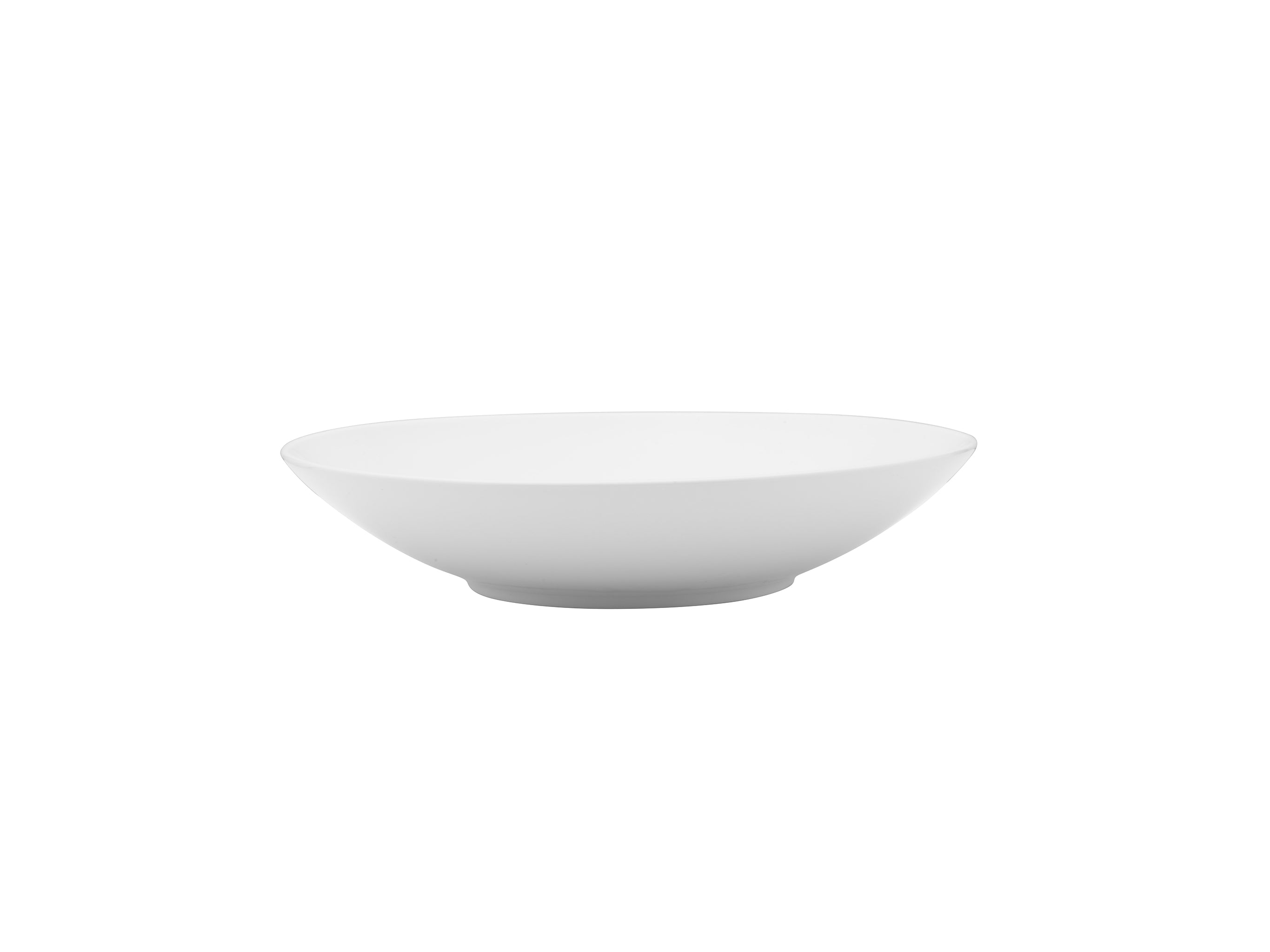 Galleria Porcelain Deep Coupe Plate 11" White