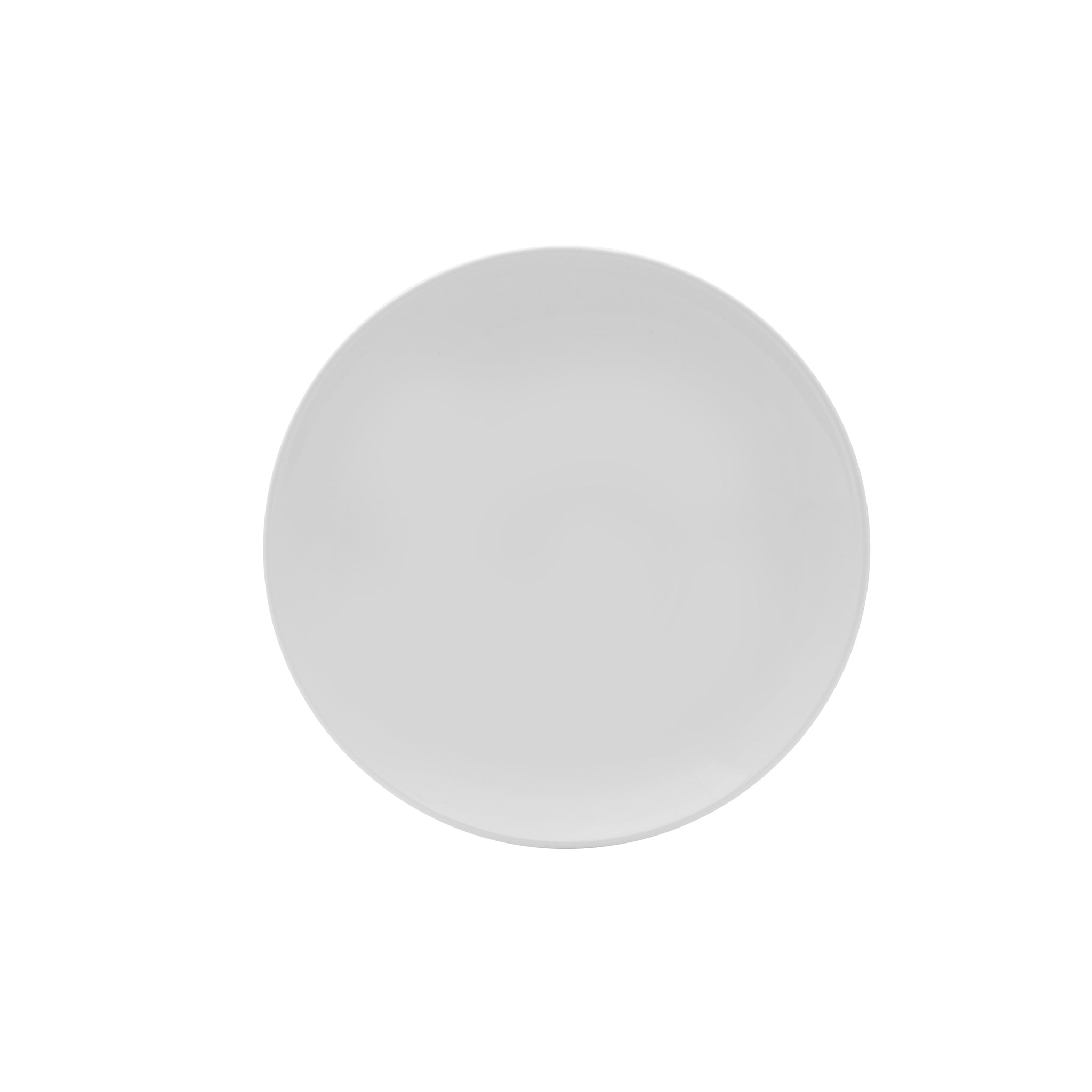 Galleria Porcelain Deep Coupe Plate 11" White