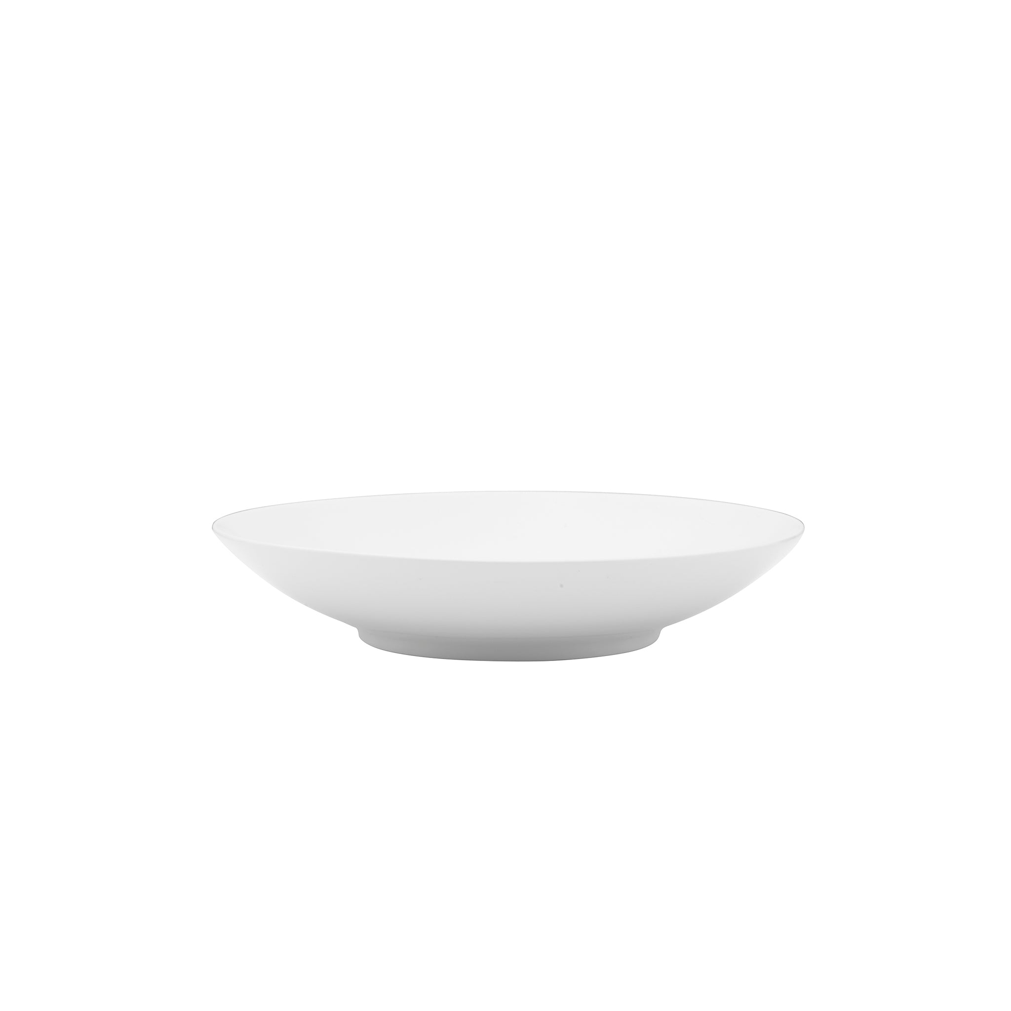 Galleria Porcelain Deep Coupe Plate 8.7" White