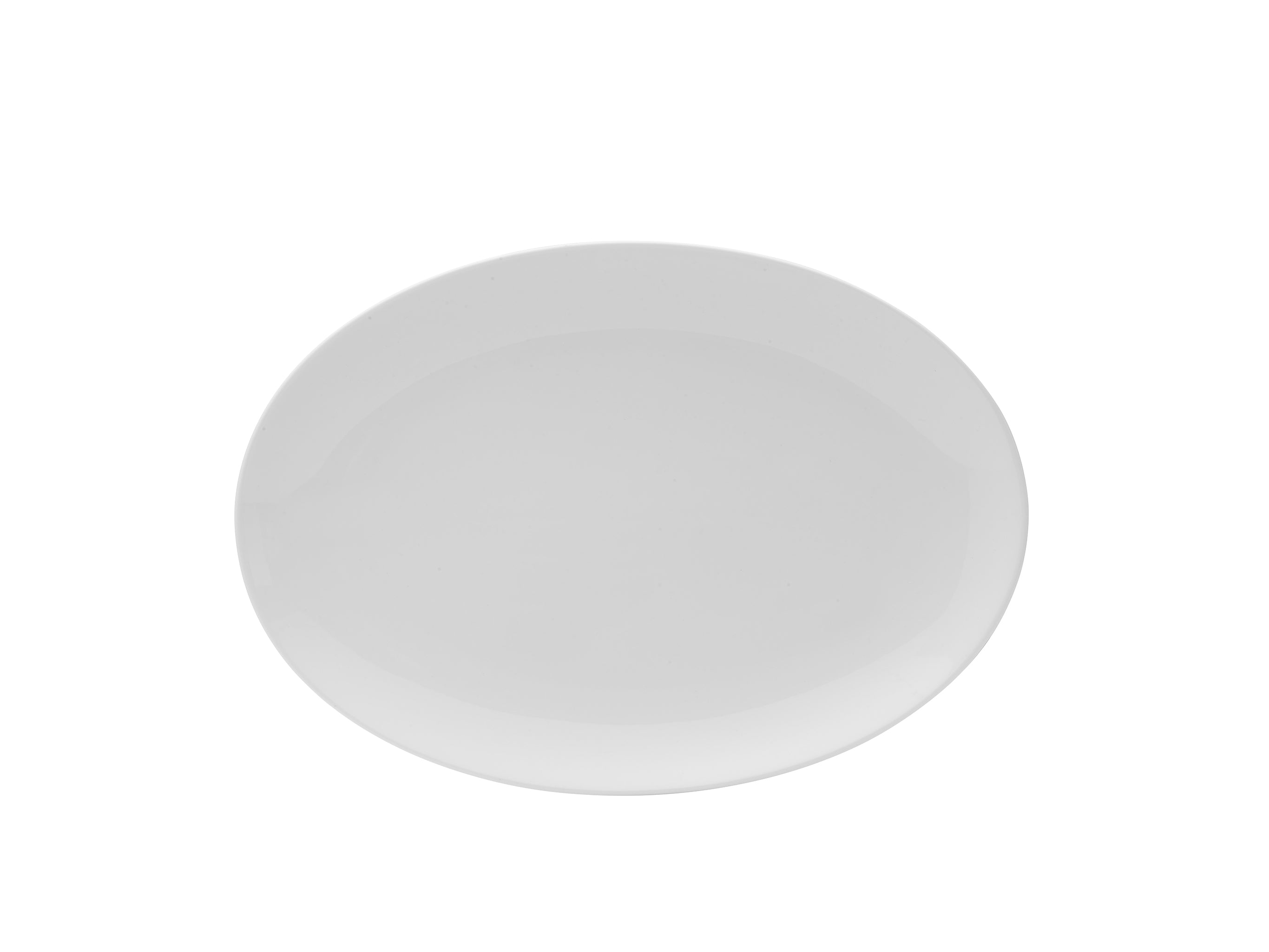 Galleria Porcelain Oval Platter 13x9" Bright White