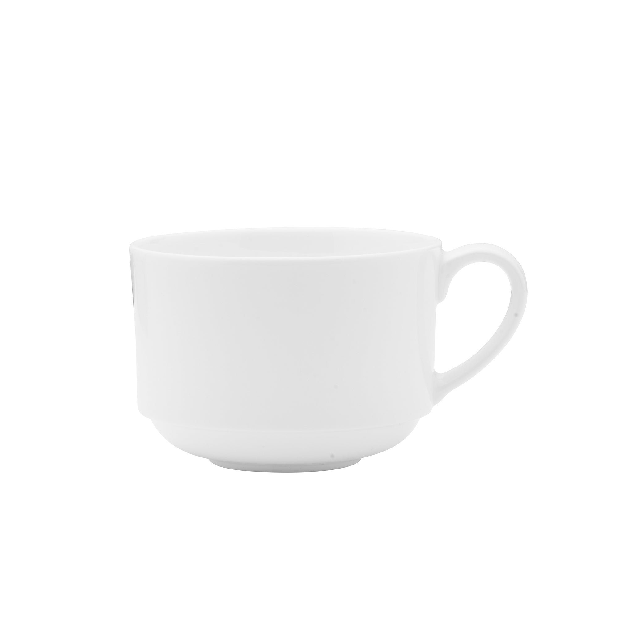 Lola Bone China Cup 3.6" / 10.8oz White