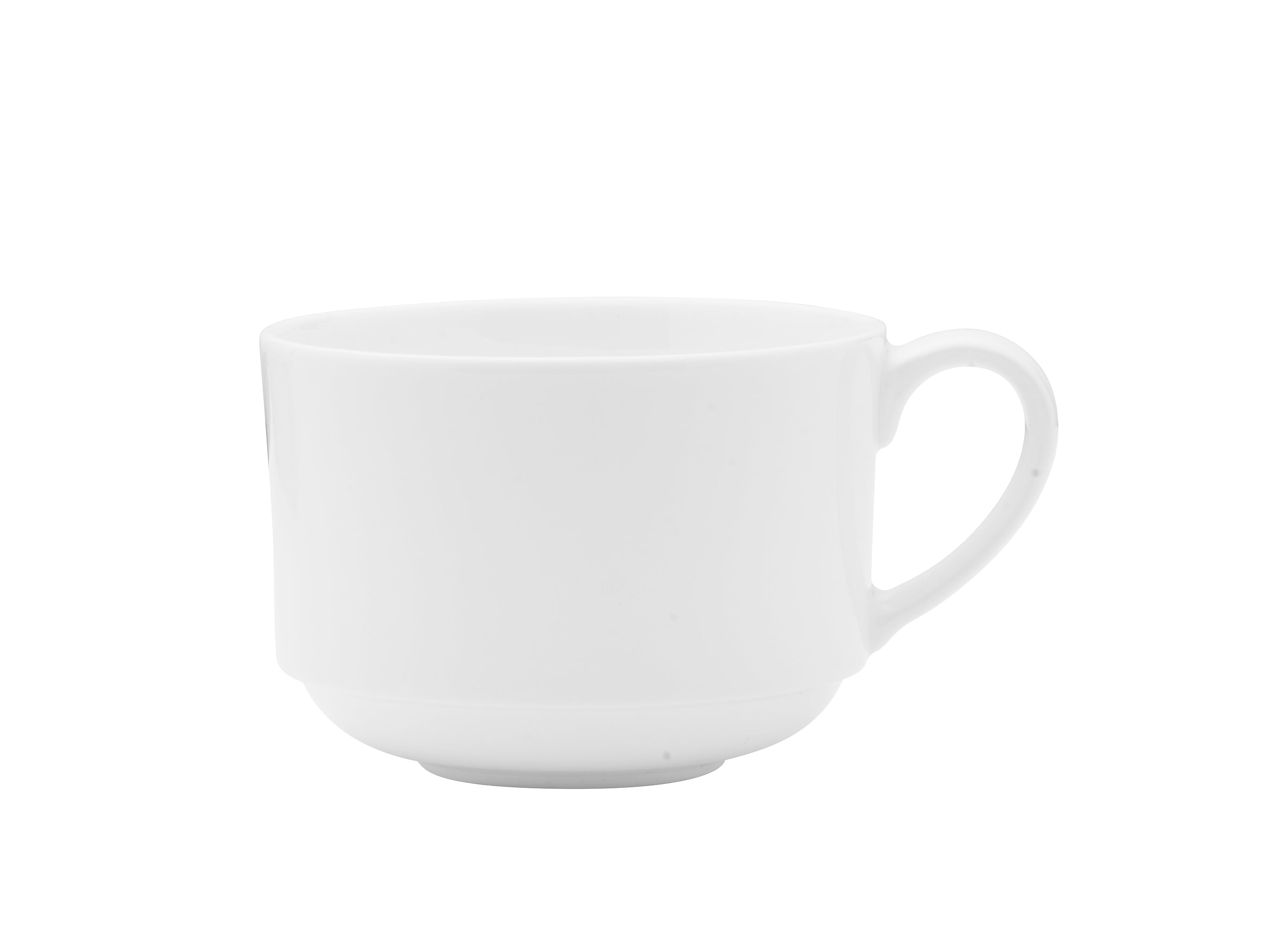 Lola Bone China Cup 3.6" / 10.8oz White