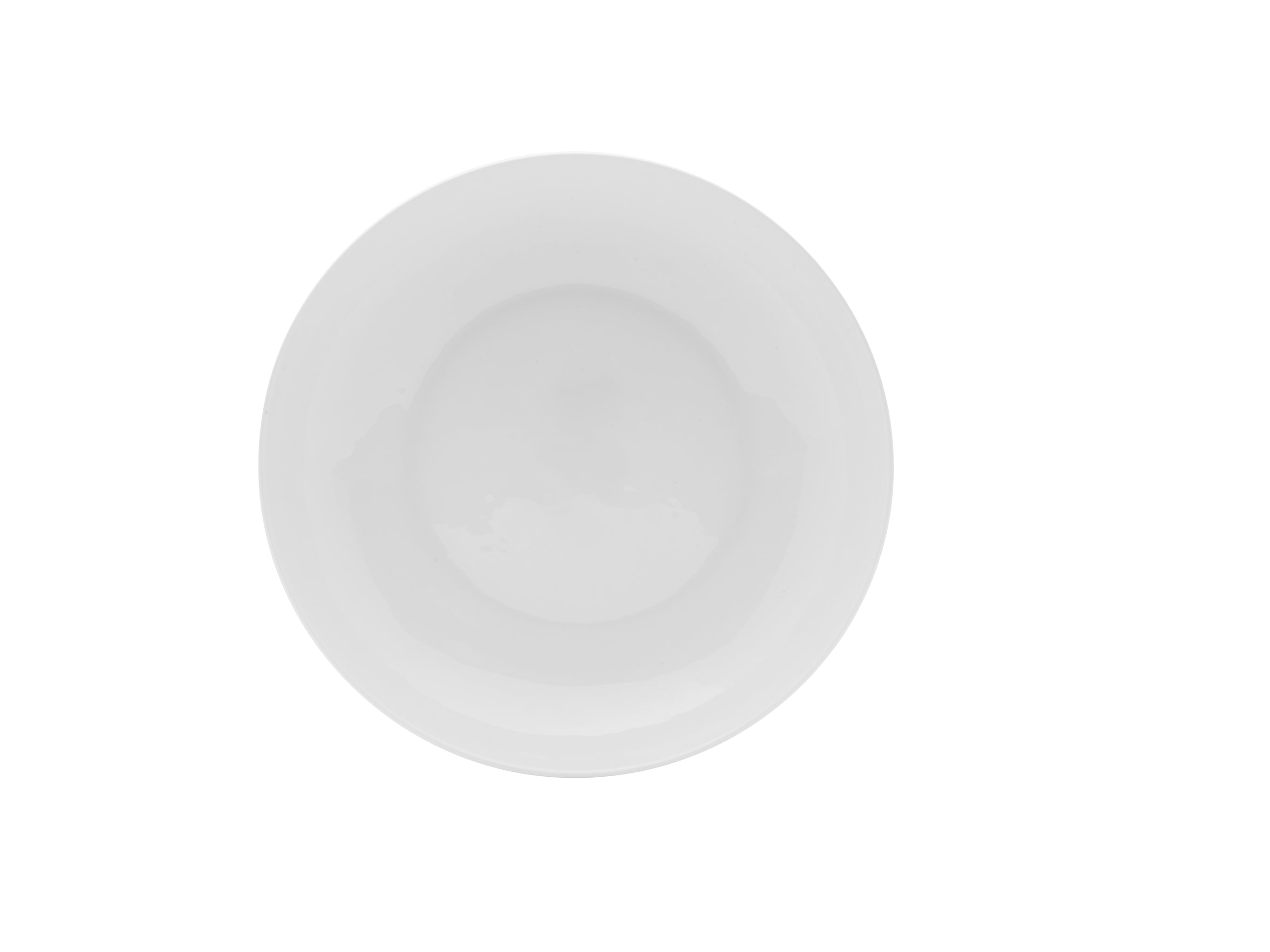 Lola Bone China Deep Coupe Plate 9" White