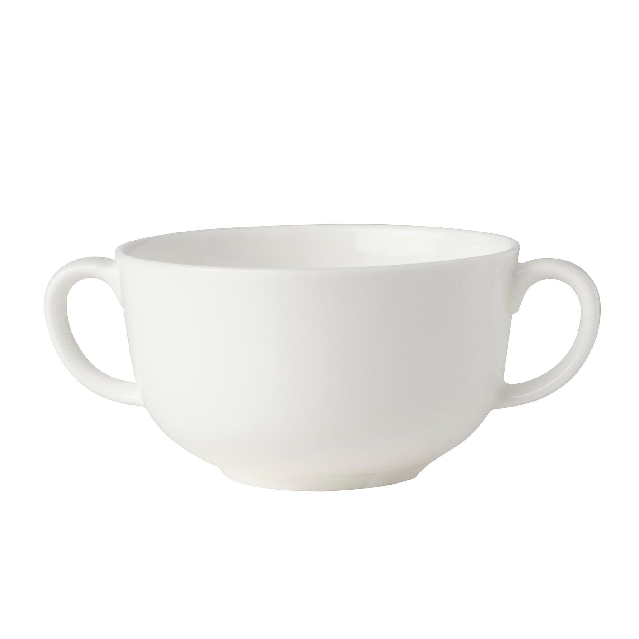 Lola Bone China Cream Soup Cup 4" / 10oz White