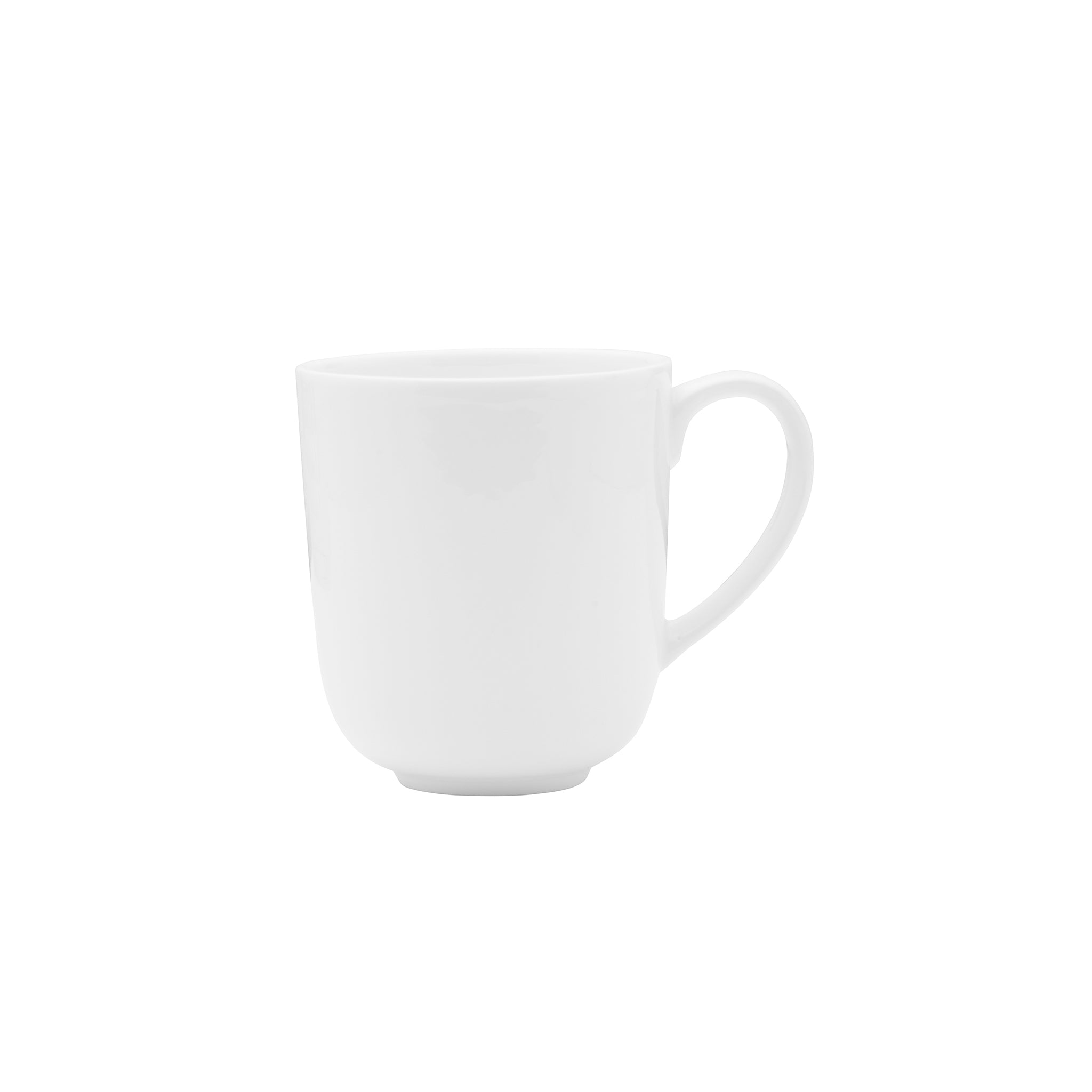 Lola Bone China Cream Mug 3.2" / 11.8oz White