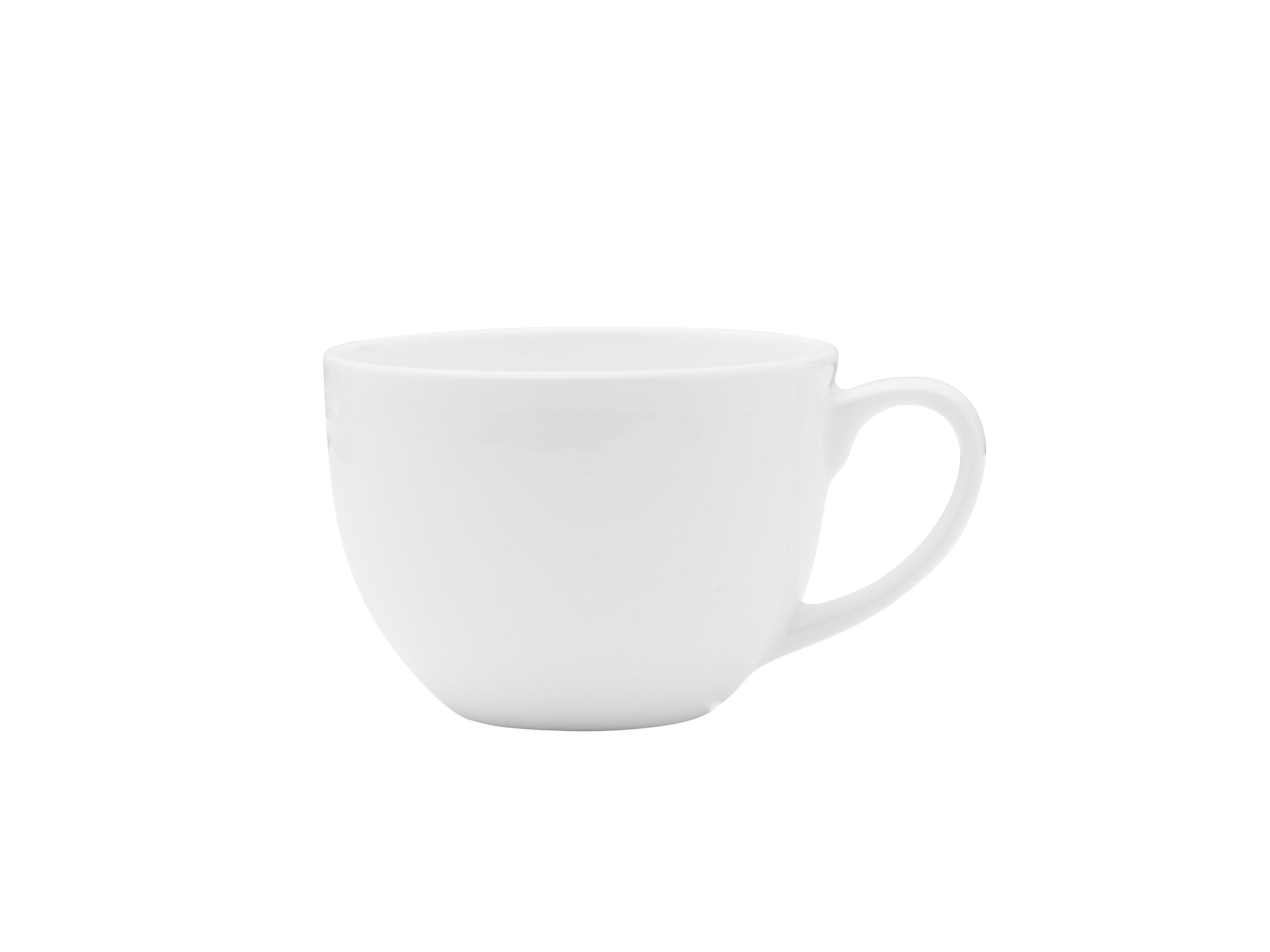 Lola Bone China Cup 4" / 10oz White