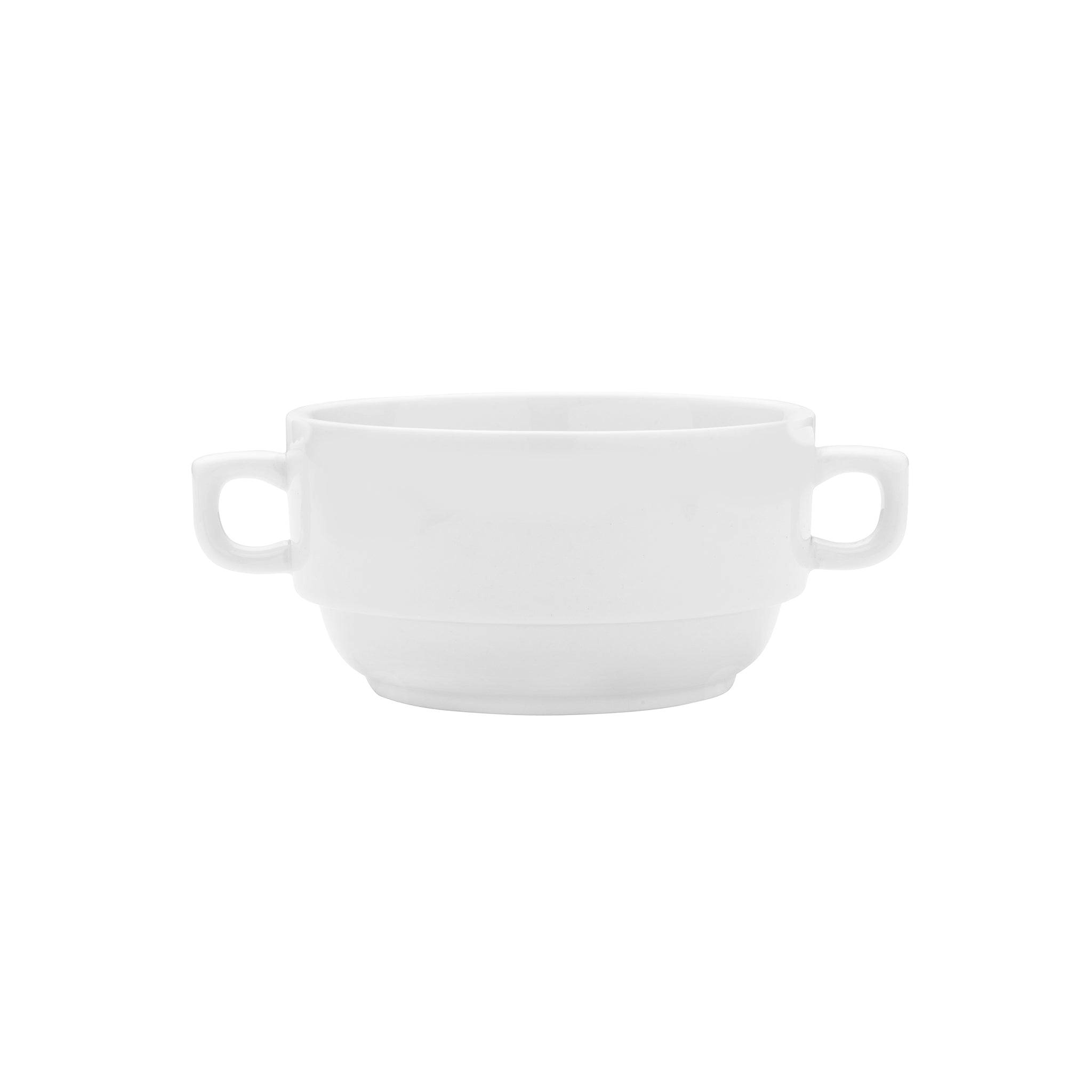 Bistro Porcelain Cream Soup Bowl 6.5" / 11.2oz White