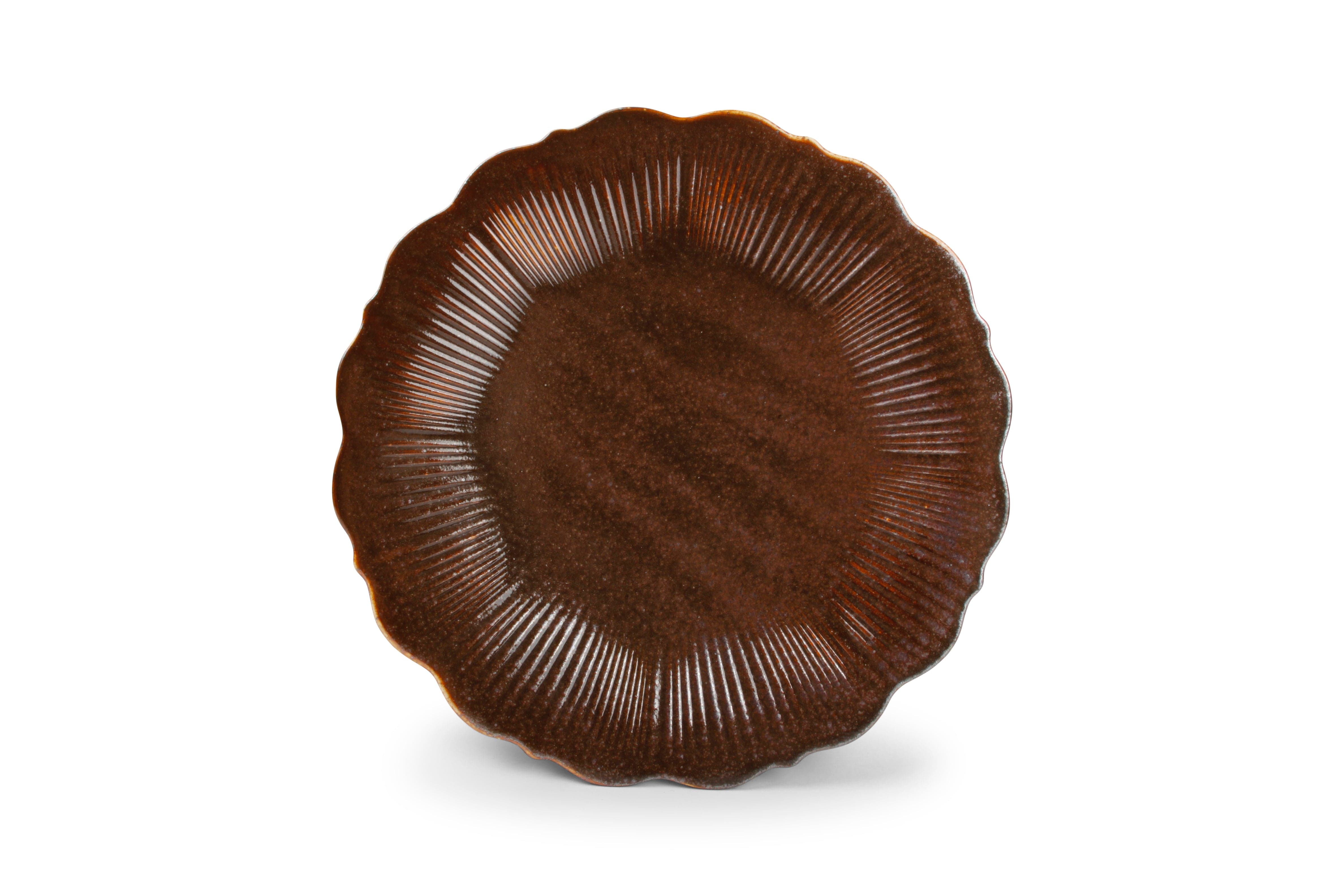 Floret Porcelain Coupe Plate 11.4"