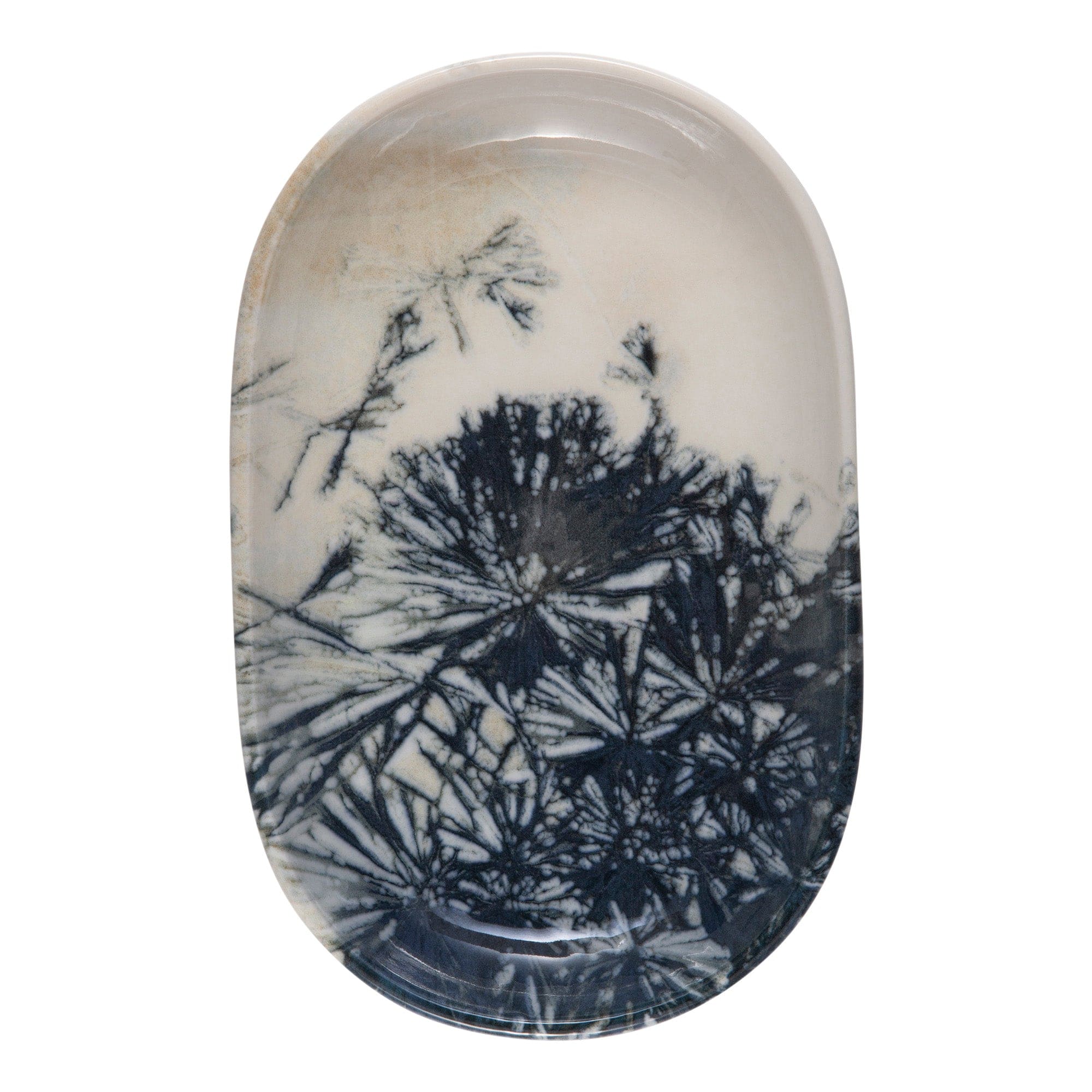 Adevnturin Porcelain Oval Platter 5.6"x3.6"