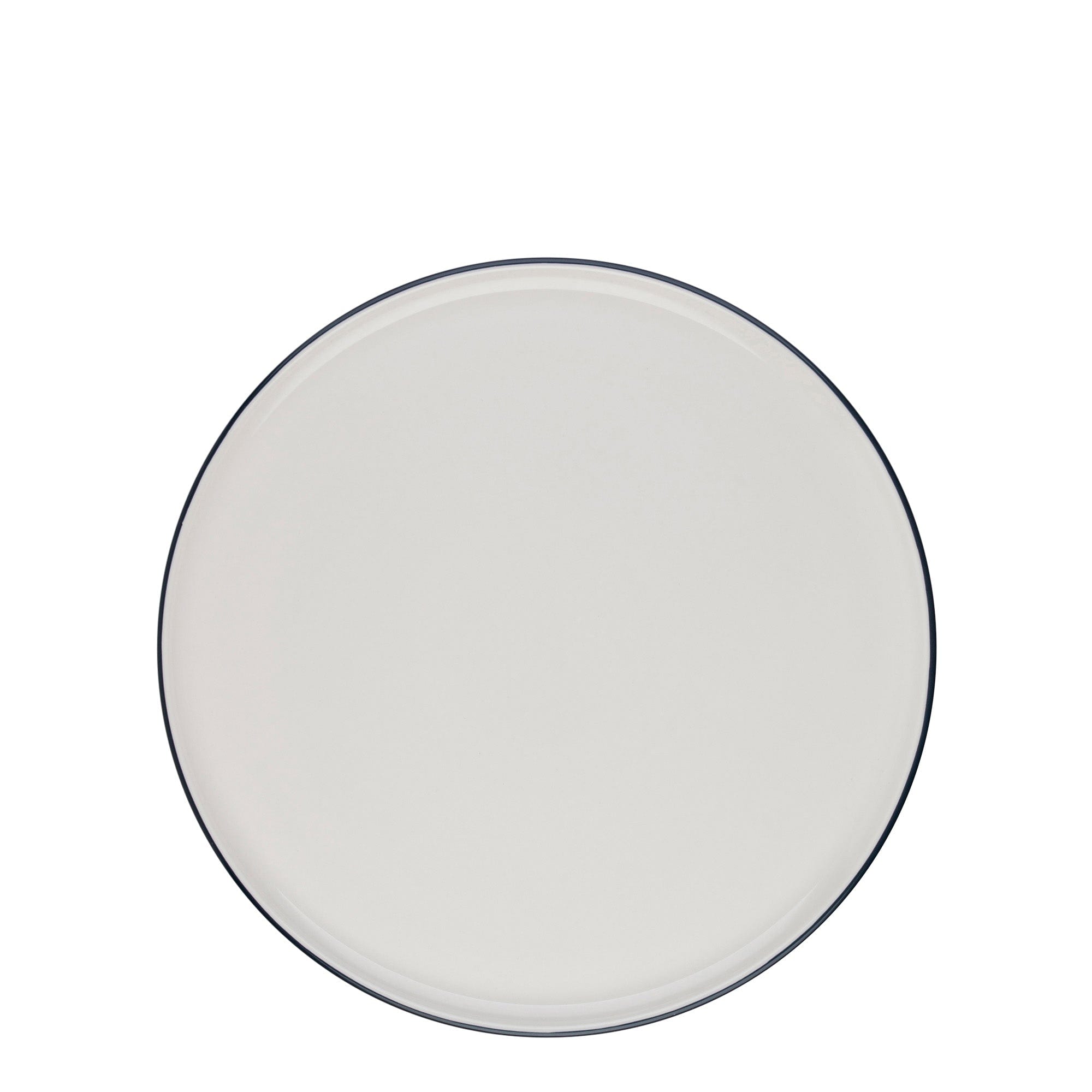 Modest Navy Fine China Plate 12.2"
