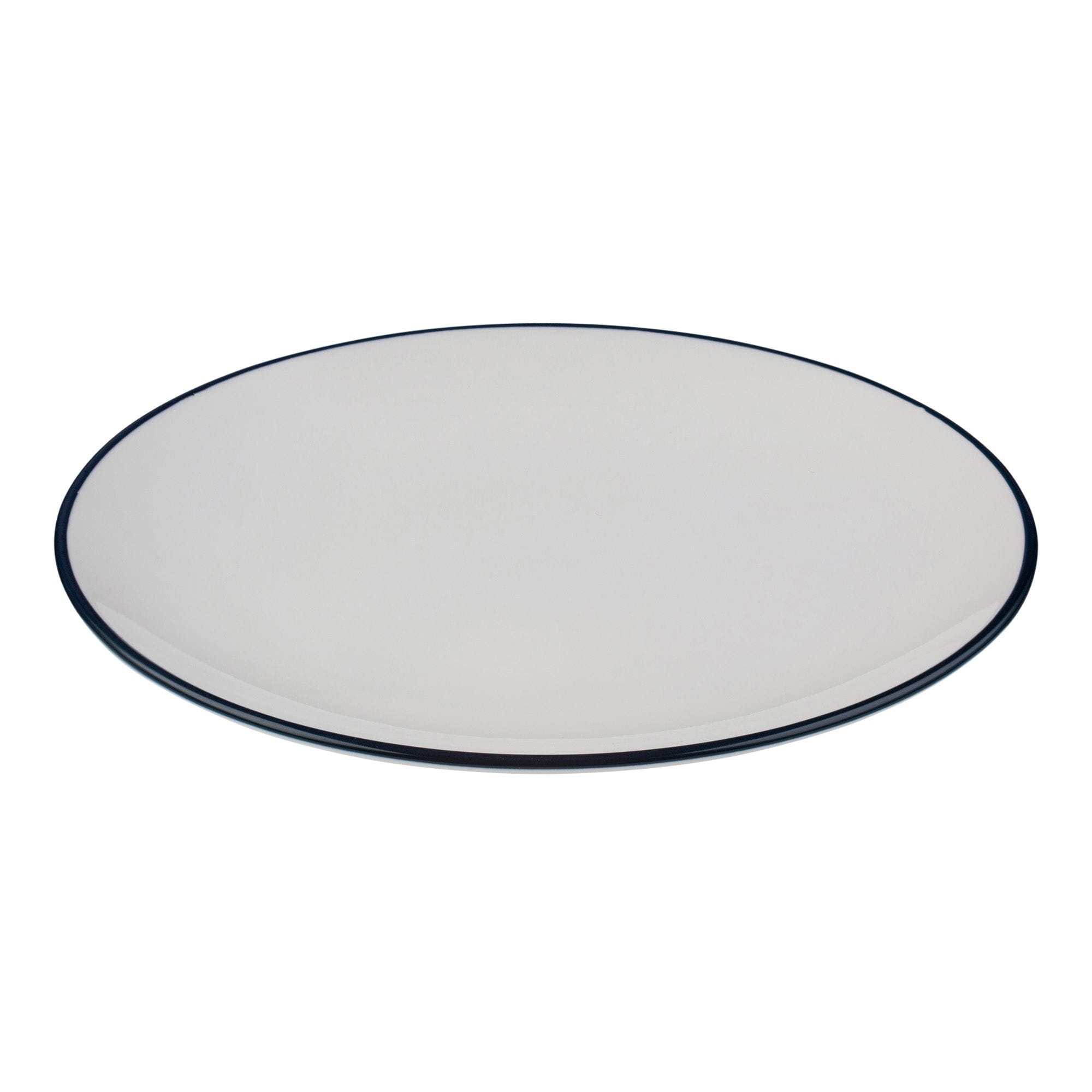 Modest Navy Fine China Coupe Plate 9.8"