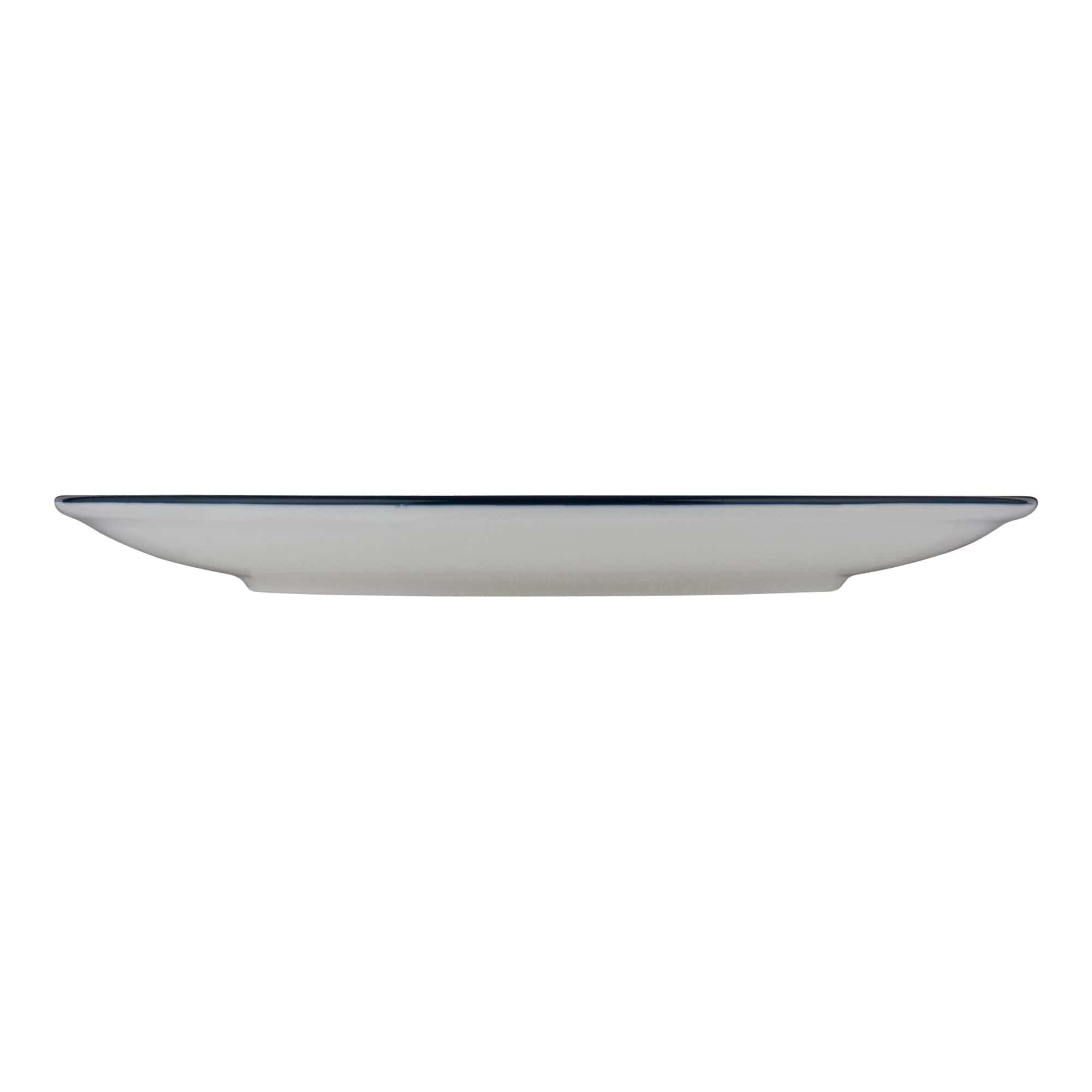 Modest Navy Fine China Coupe Plate 9.8"