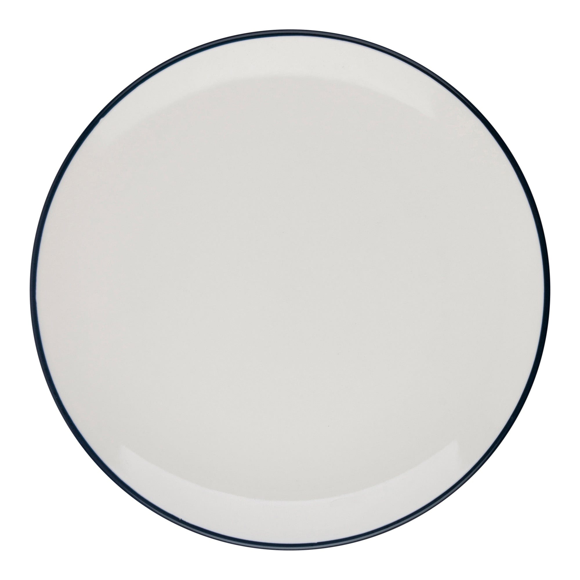 Modest Navy Fine China Coupe Plate 9.8"