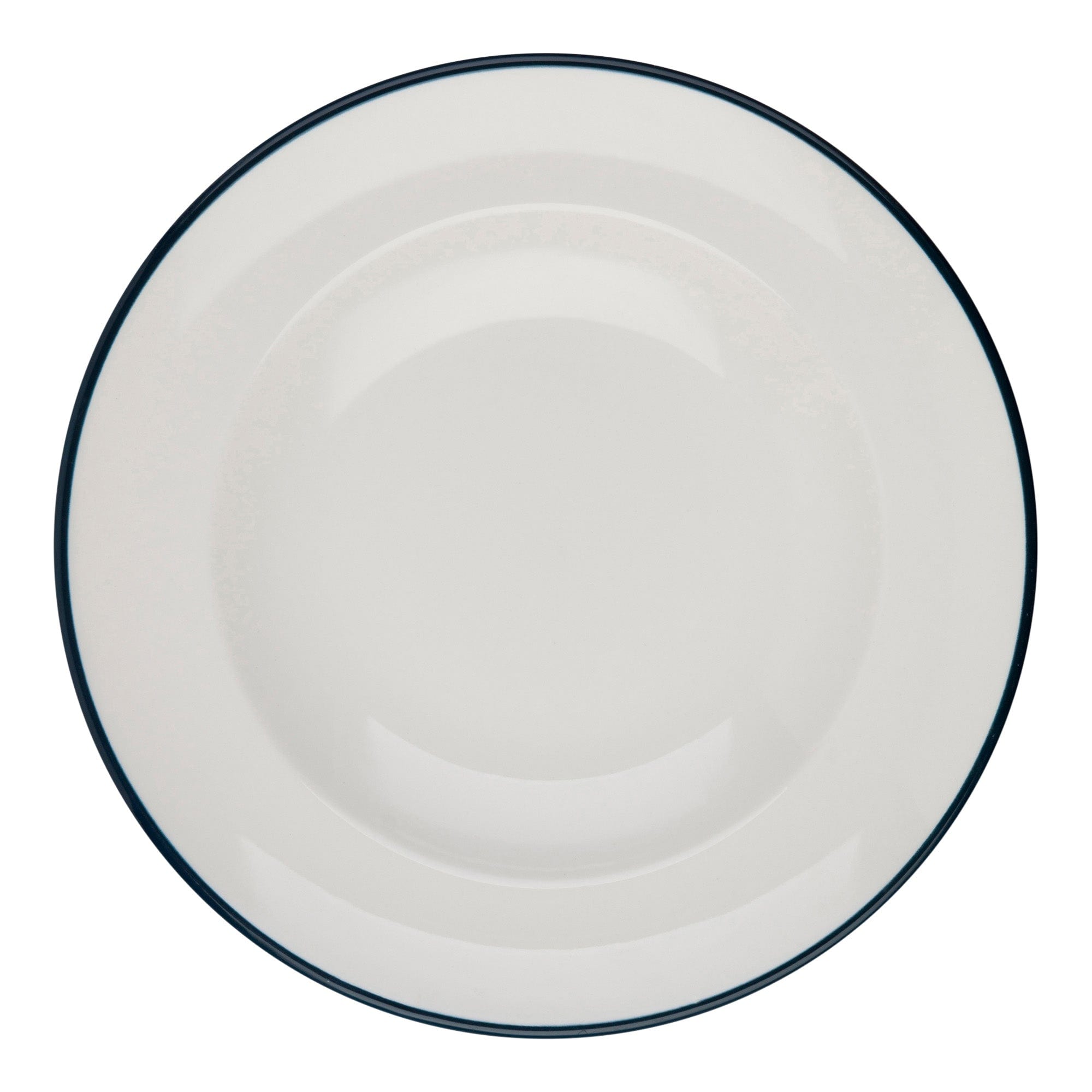 Modest Navy Porcelain Deep Plate 11.0"