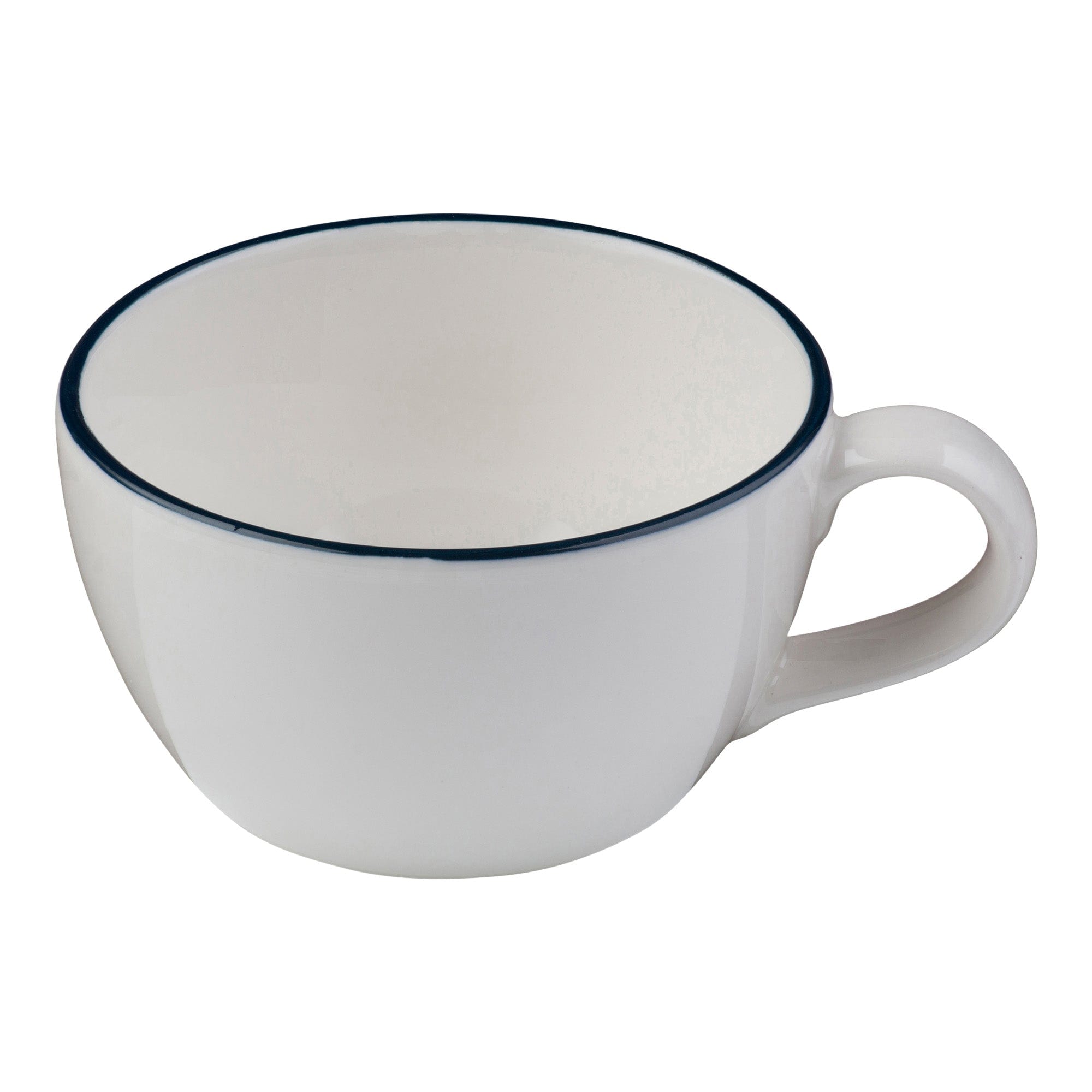 Modest Navy Fine China Cup 4.0" / 9oz