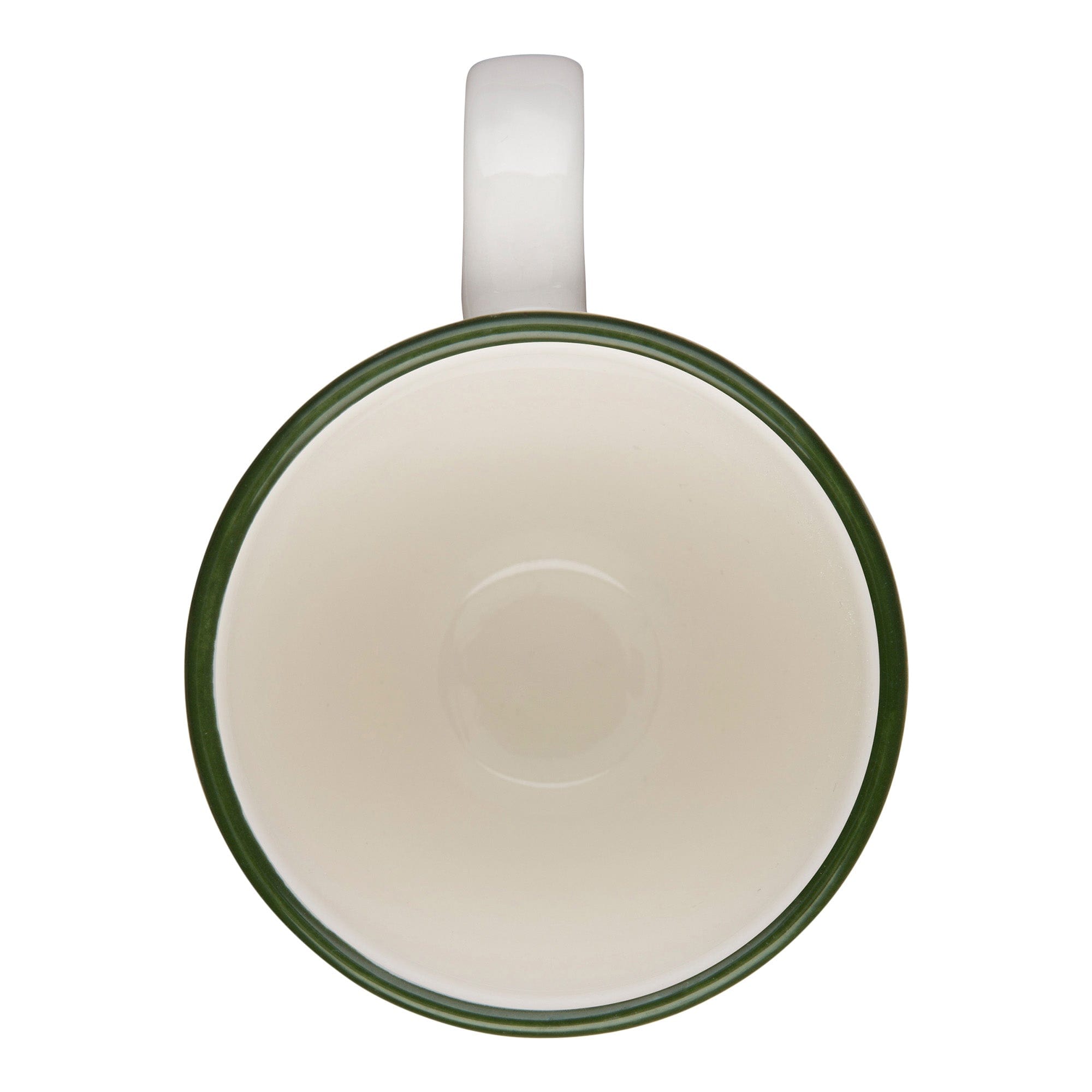 Modest Green Fine China Mug 4.0" / 10oz