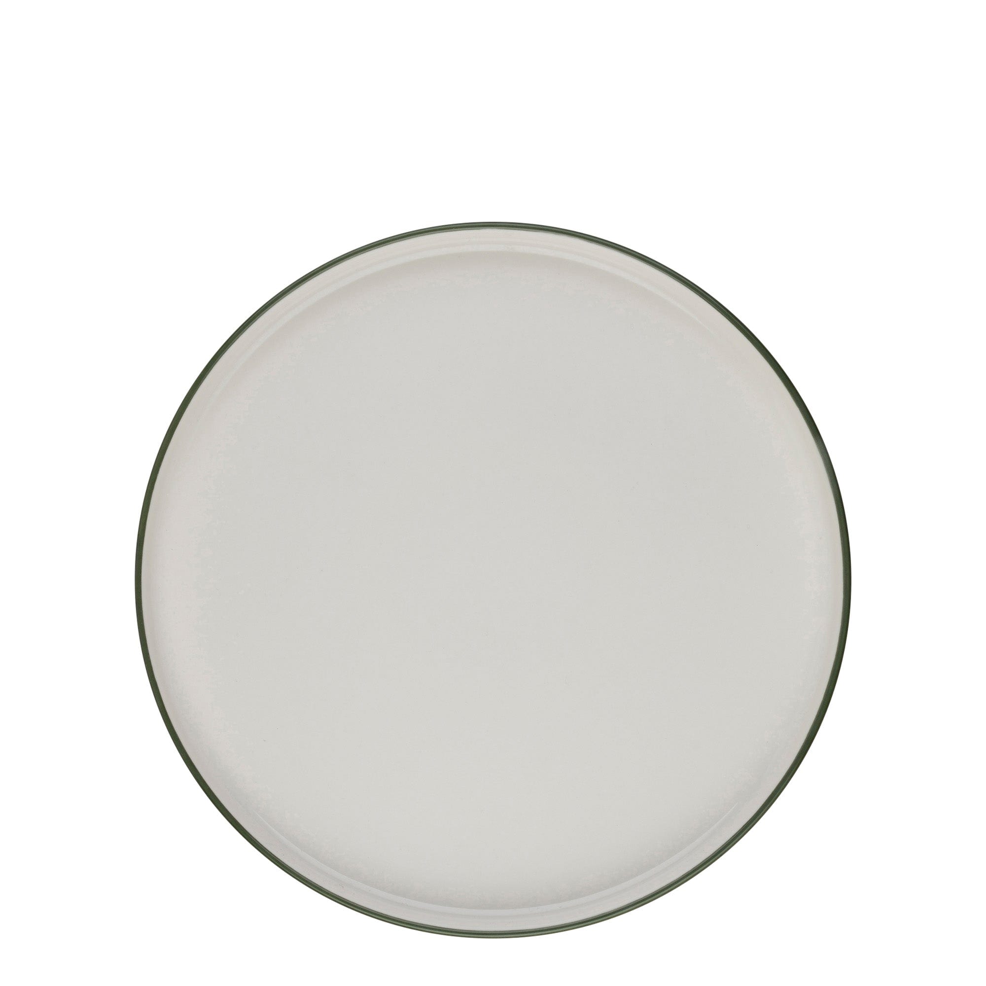 Modest Green Fine China Plate 6.5"