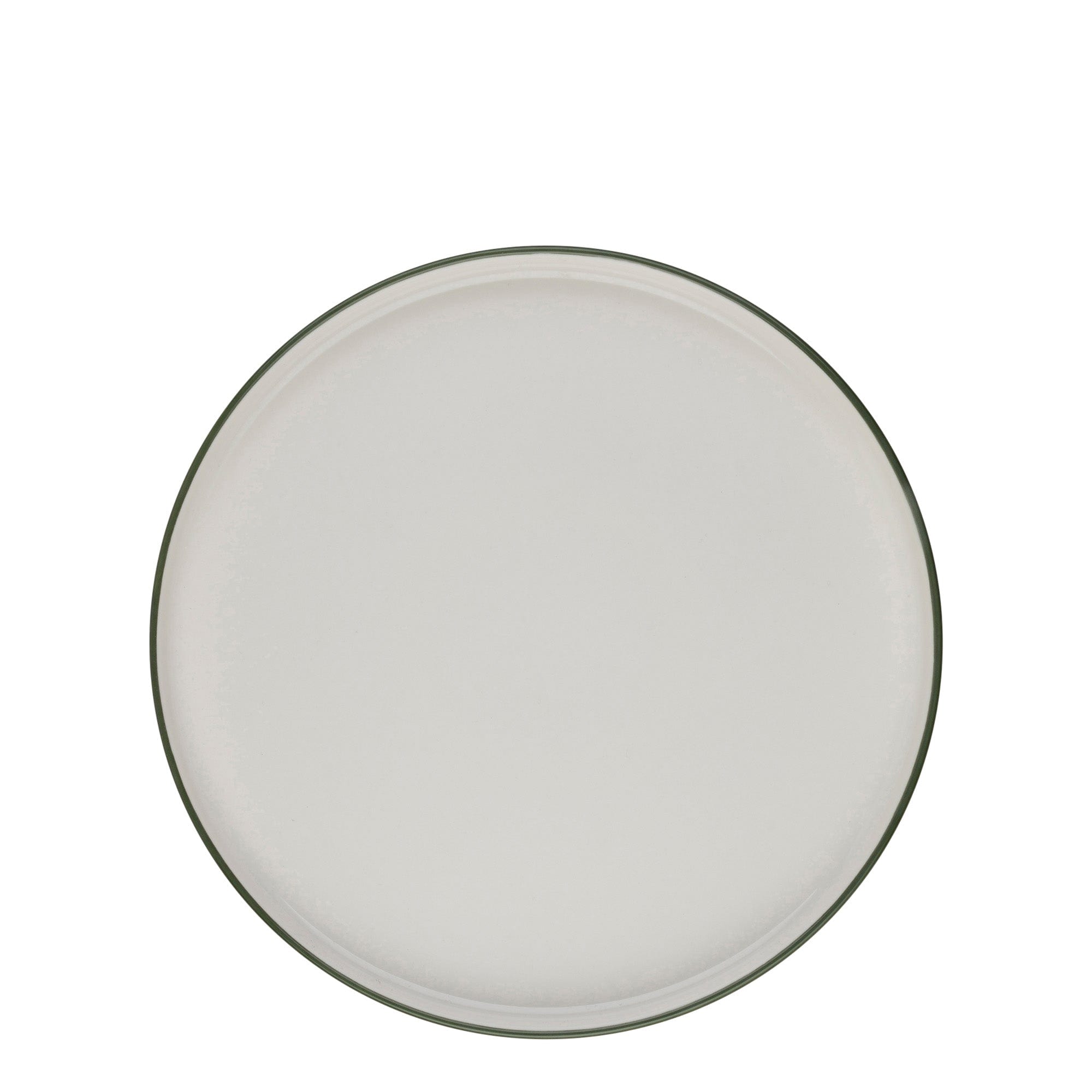 Modest Green Fine China Plate 10.0"